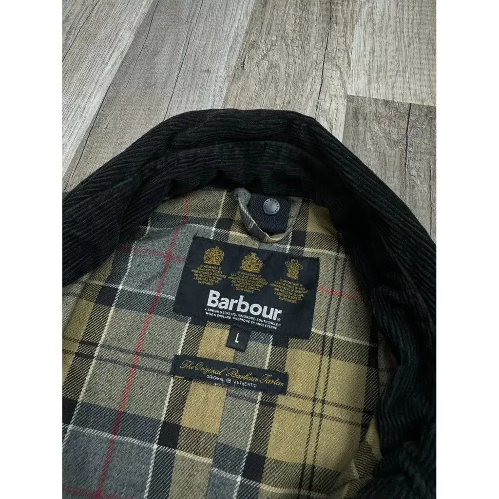 Barbour Heavy Coats Barbour Wax Coat Size: L Gray