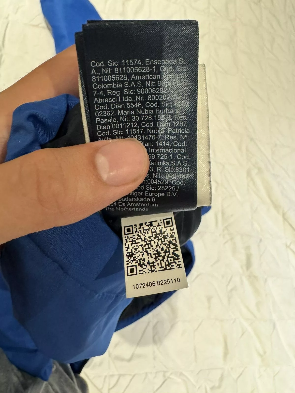 Tommy Hilfiger Light Jackets Tommy Hilfiger Waterproof Pullover Blue