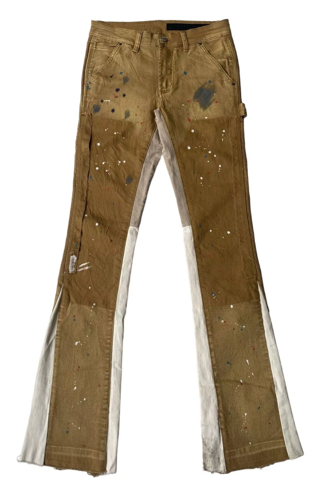 Rockstar Games Denim Rockstar Games Rockstar Carpenter Flared Jeans Brown Vintage