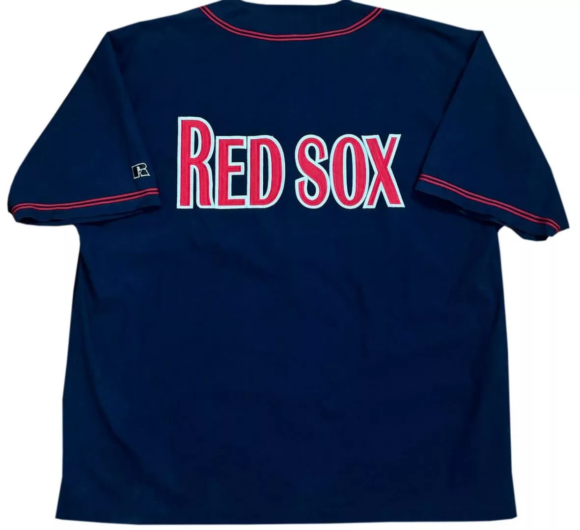 Russell Athletic Jerseys Vintage Russell Athletic Boston Red Sox Full Zip Jersey XL Blue