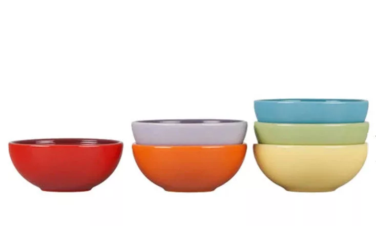 Pinch Bowl Gift Set Set of 6 - Multi color