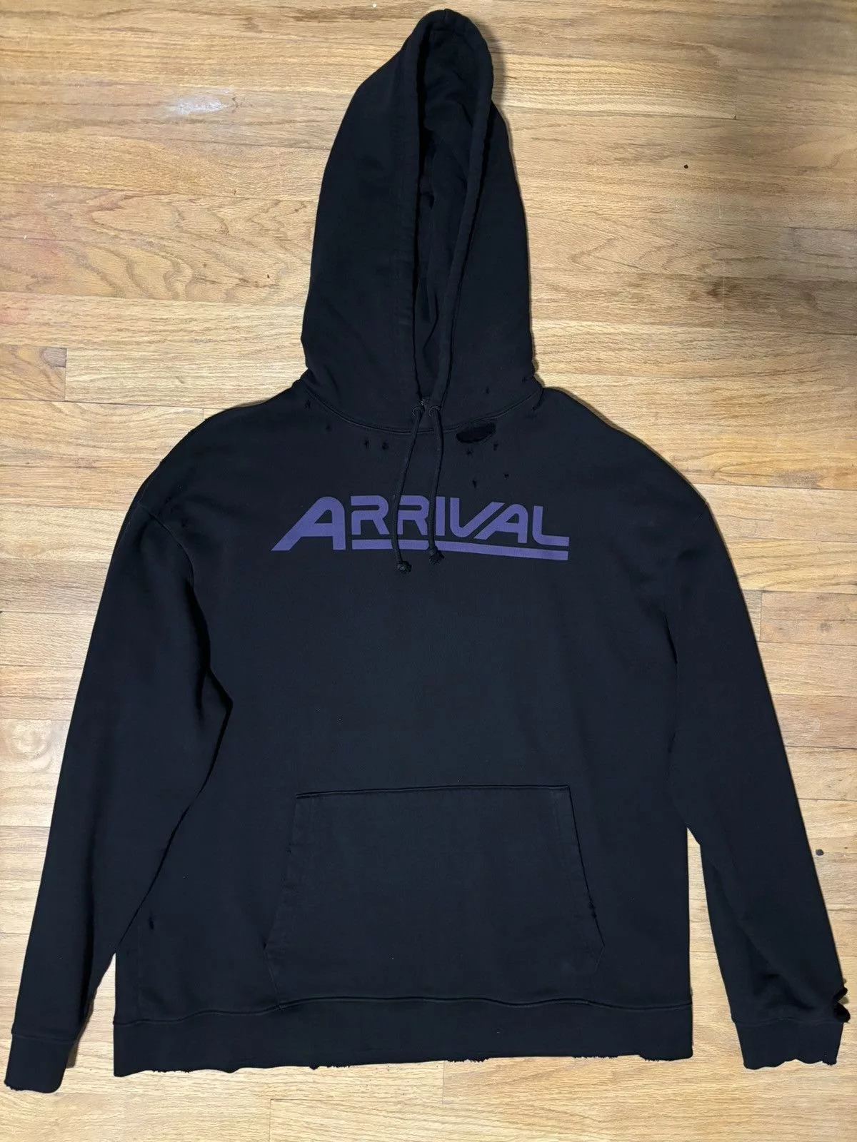Raf Simons Sweatshirts Hoodies RAF SIMONS ARRIVAL HOODIE Black