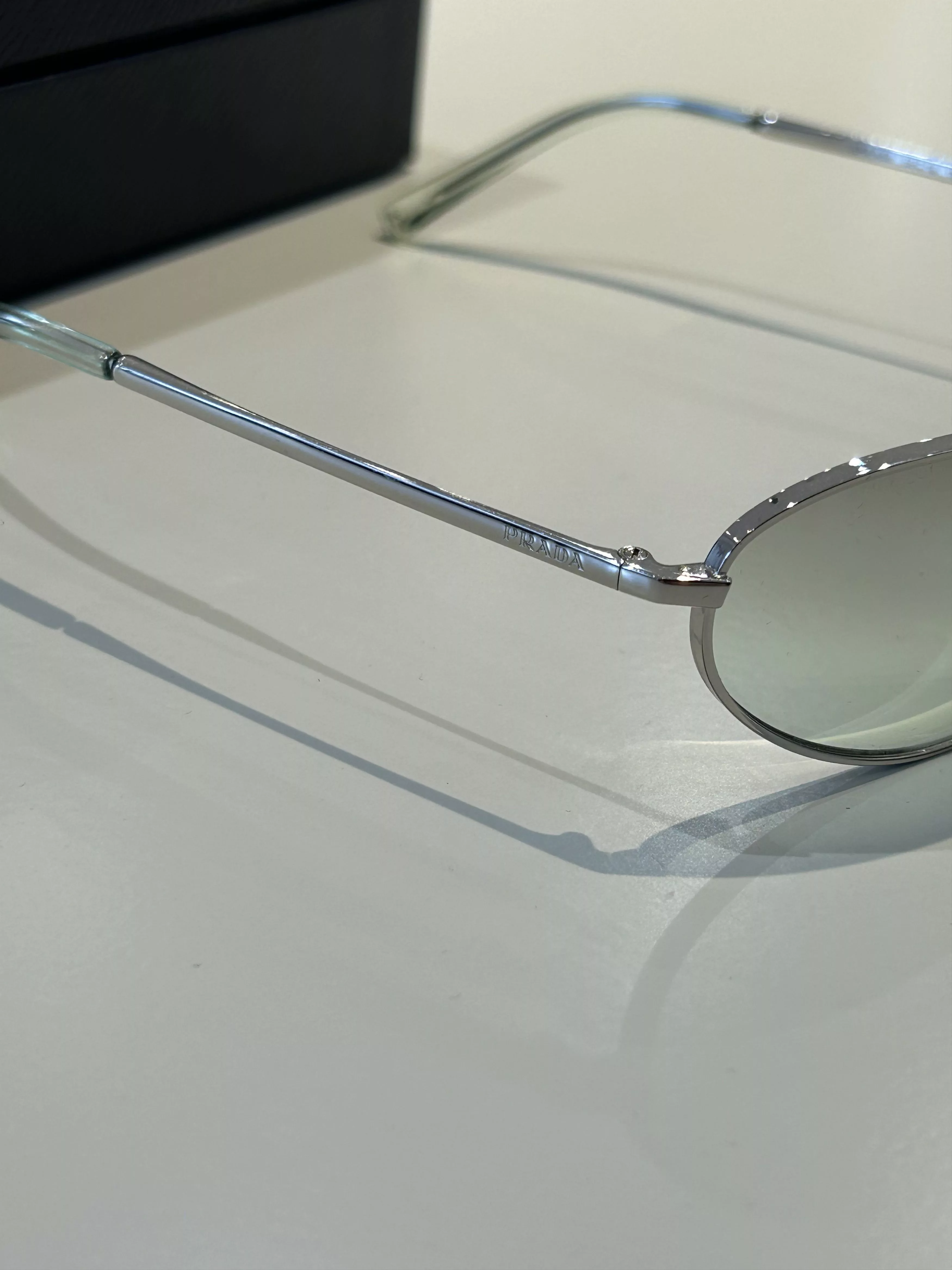 Prada Sunglasses Prada Oval Sunglasses Silver