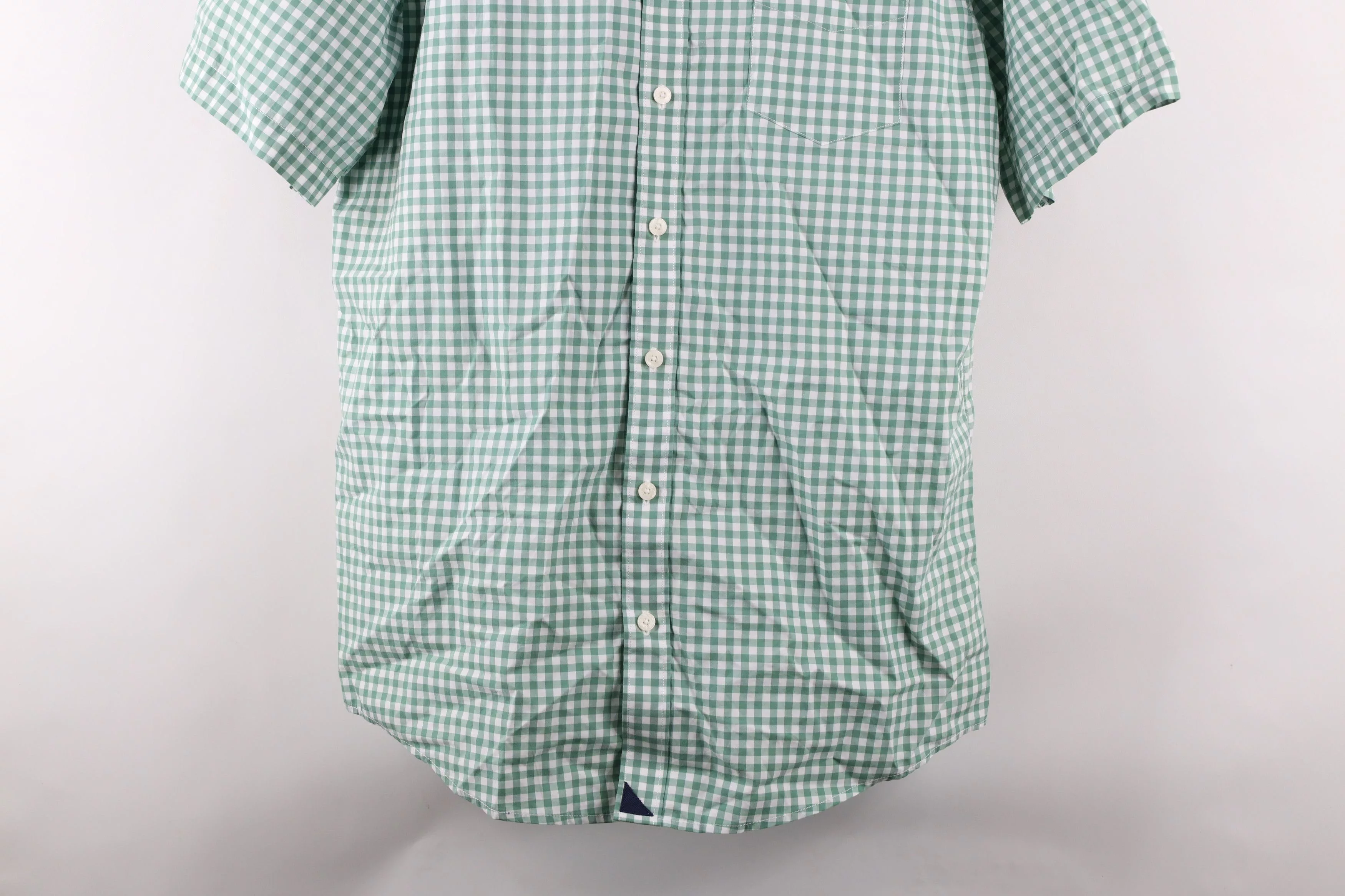 UNTUCKit Shirts Button Ups UNTUCKit × Vintage Untuckit Fit Short Sleeve Collared Button Shirt Green Plaid Multi