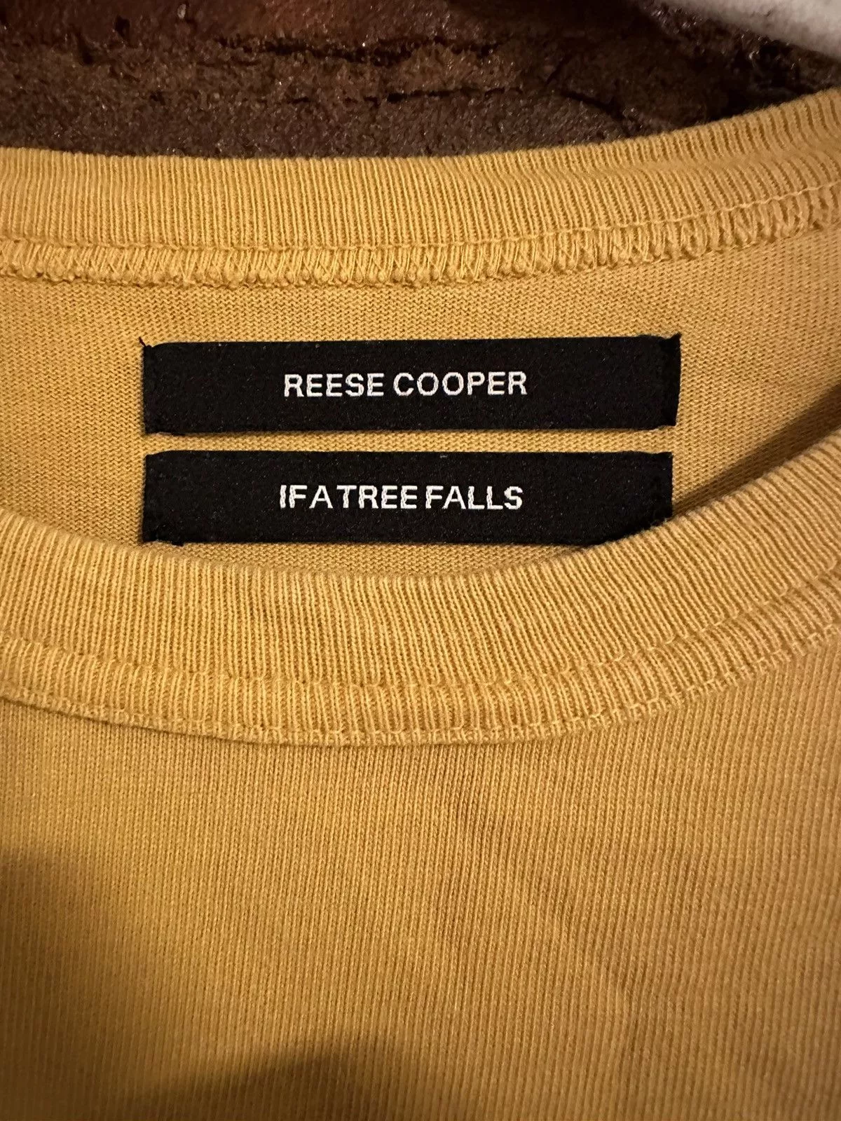 Reese Cooper Short Sleeve T Shirts Reese Cooper Tee Yellow