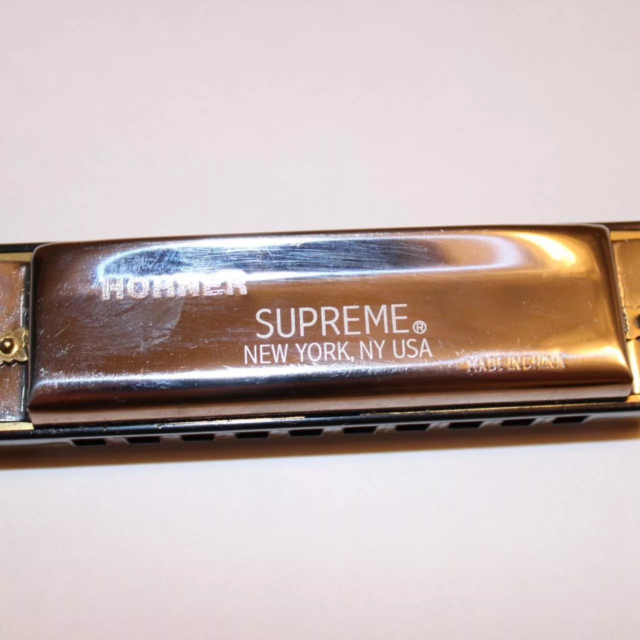 Supreme Supreme Supreme Hohner Harmonica Silver