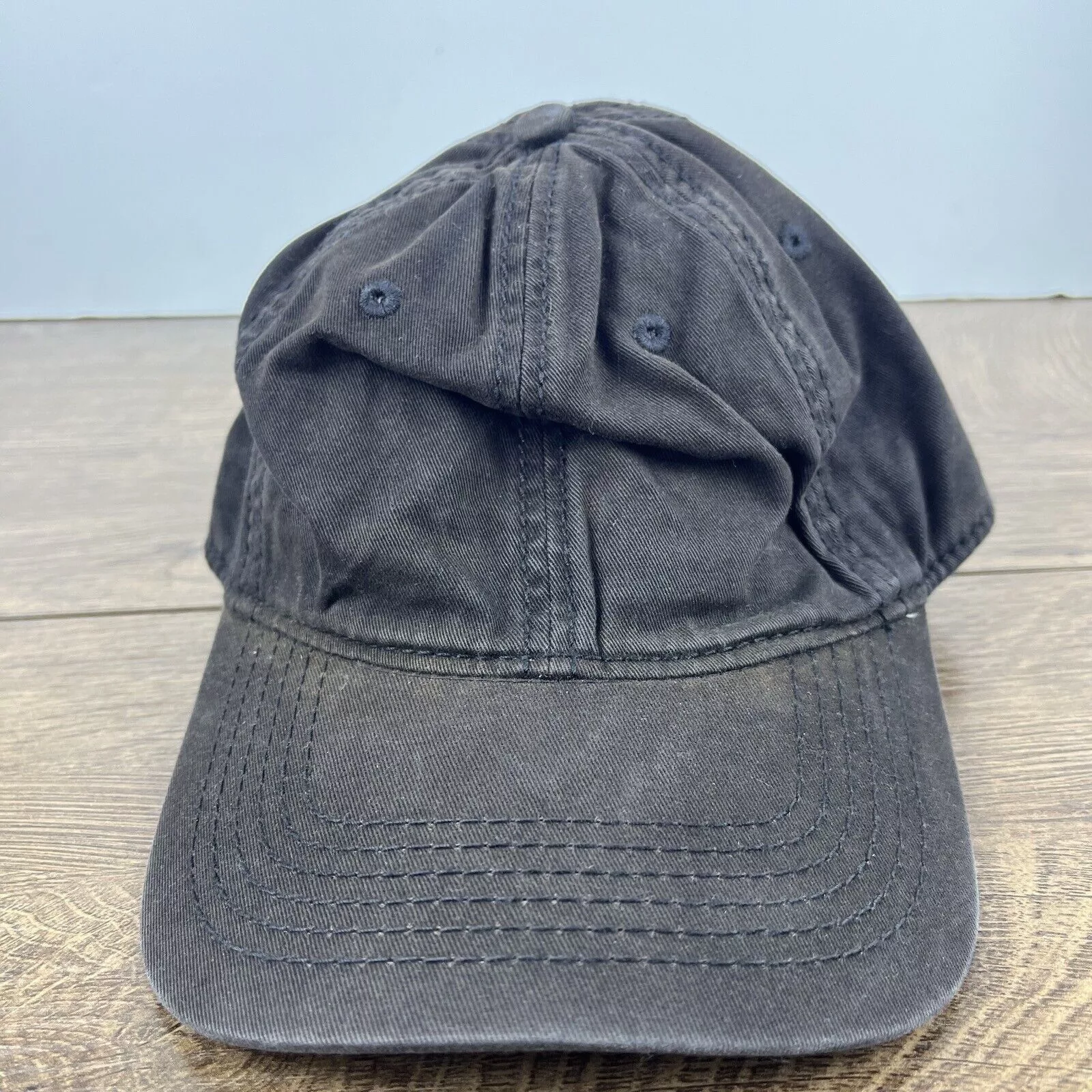 Other Hats Other Faded Black Hat Adjustable Adult Size Hat Black Cap