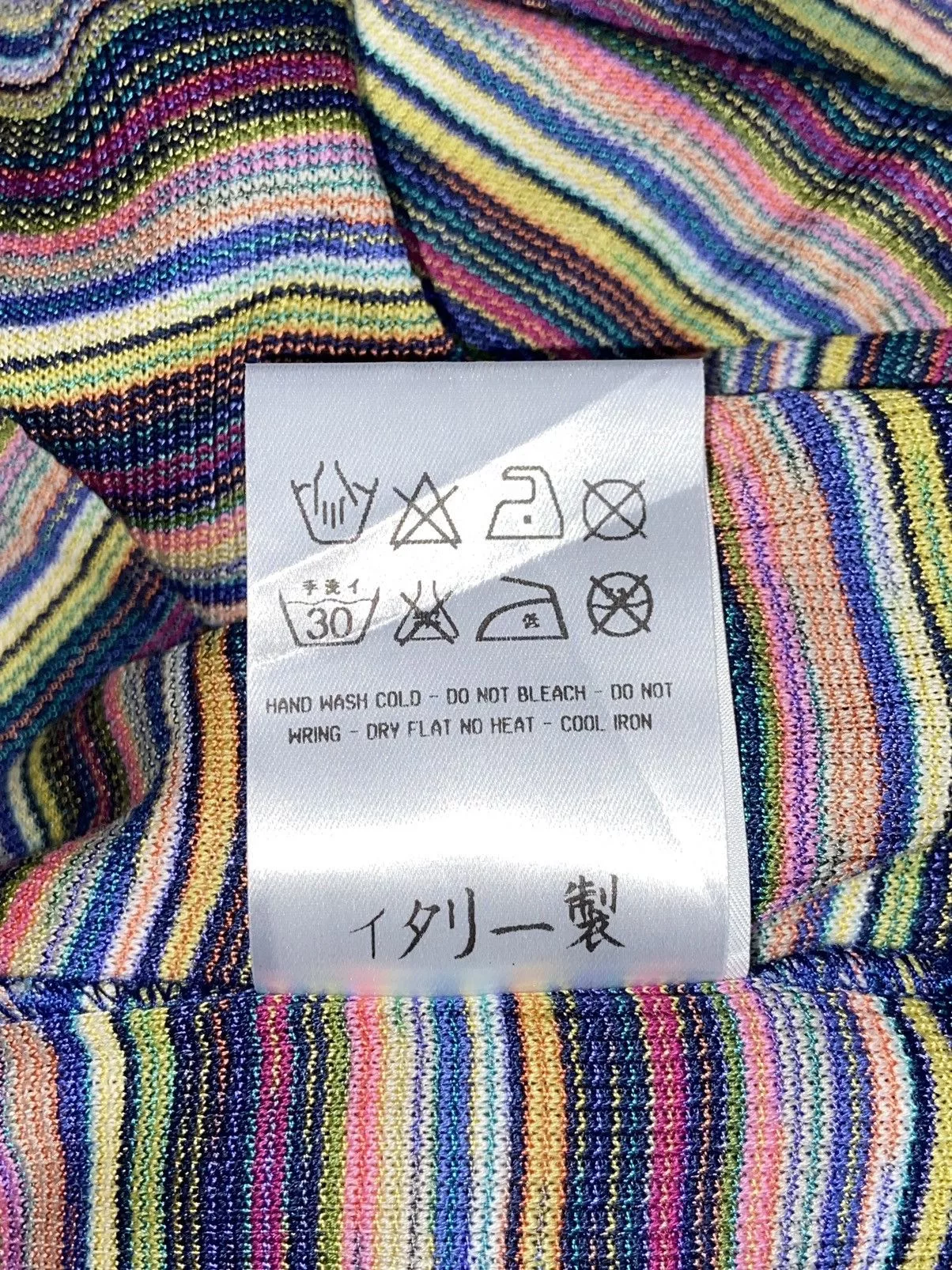 Missoni Short Sleeve T Shirts MISSONI SPORT Striped T-shirt Pink