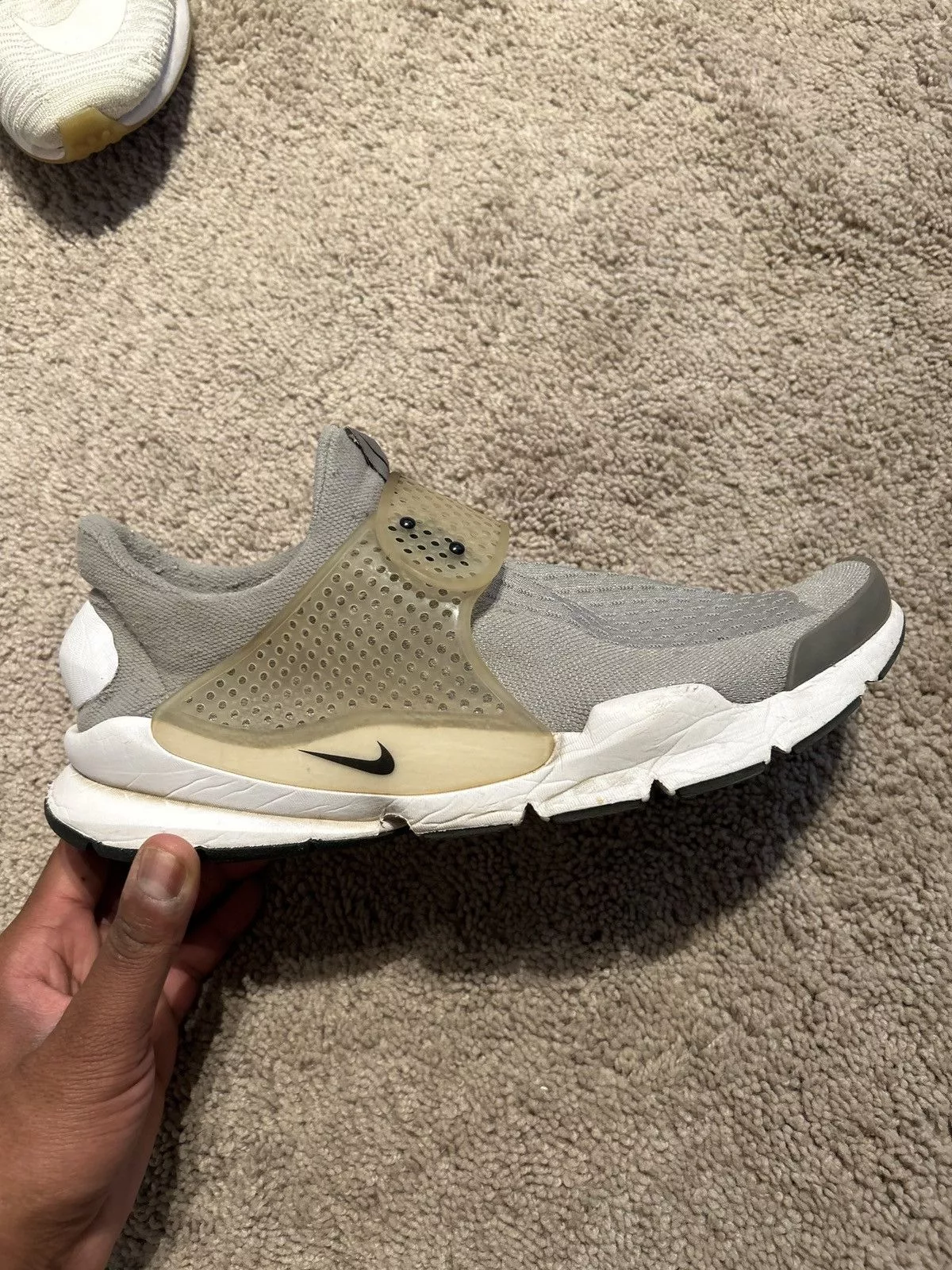 Nike Low Top Sneakers Nike Sock Dart Gray