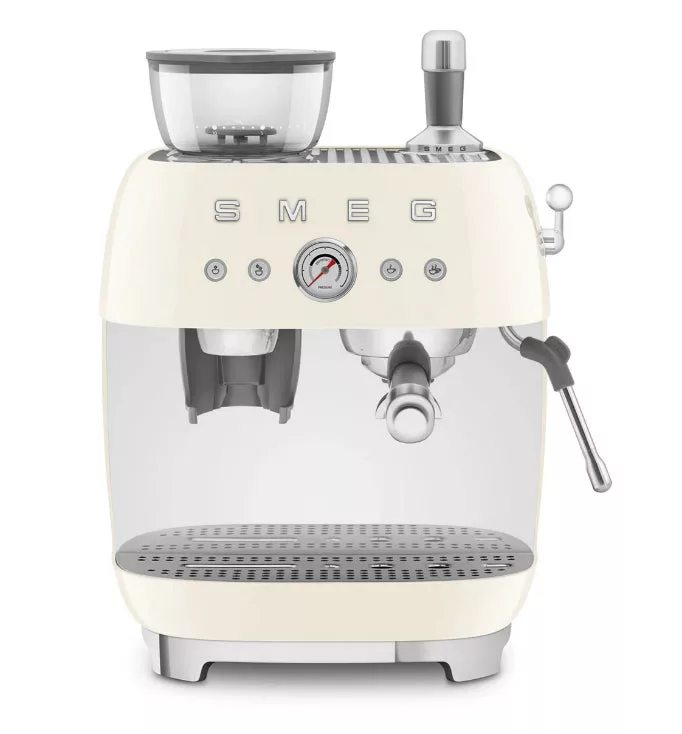 SMEG Semi-Automatic Espresso  Machine Cream