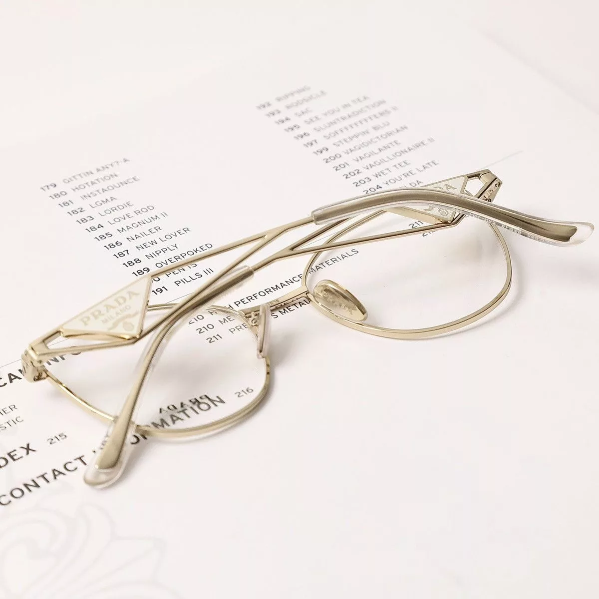 Prada Glasses PRADA 0PR 52ZV GLASSES Multi