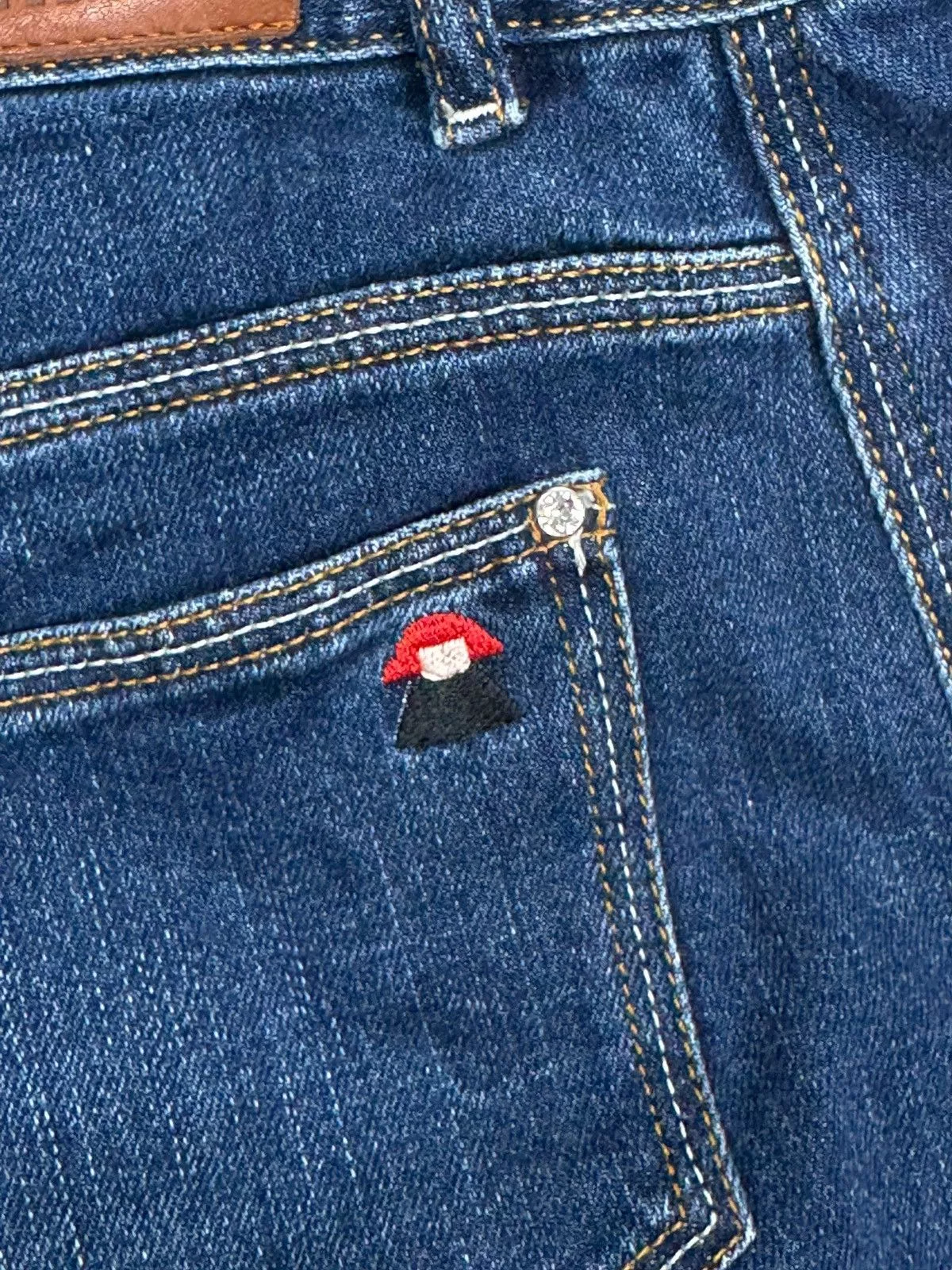 Sonia Rykiel Jeans Sonia Rykiel Bootcut Jeans Embroidered Logo size 36 Blue