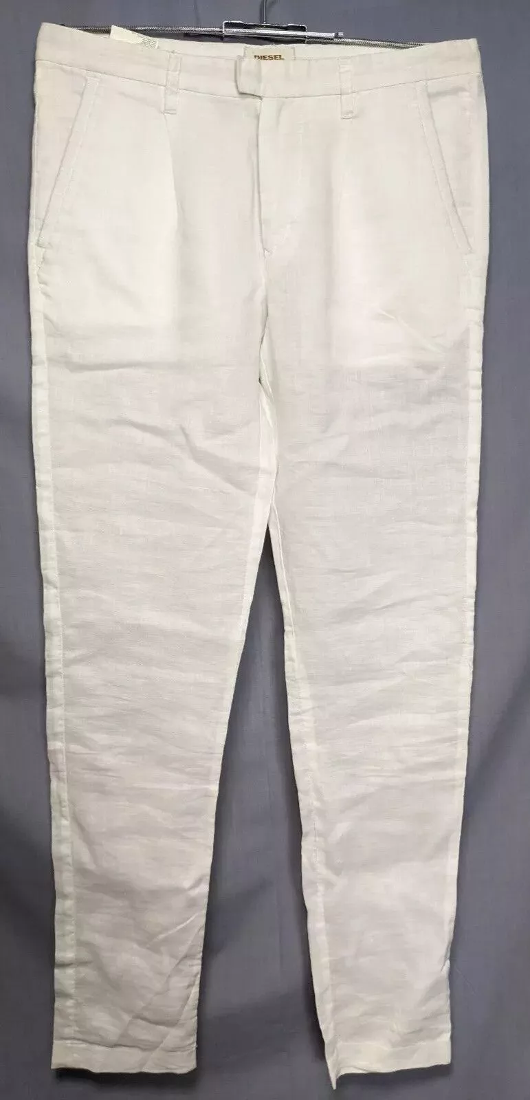 Diesel Casual Pants Diesel Ramie Fabric Pants size 28 White
