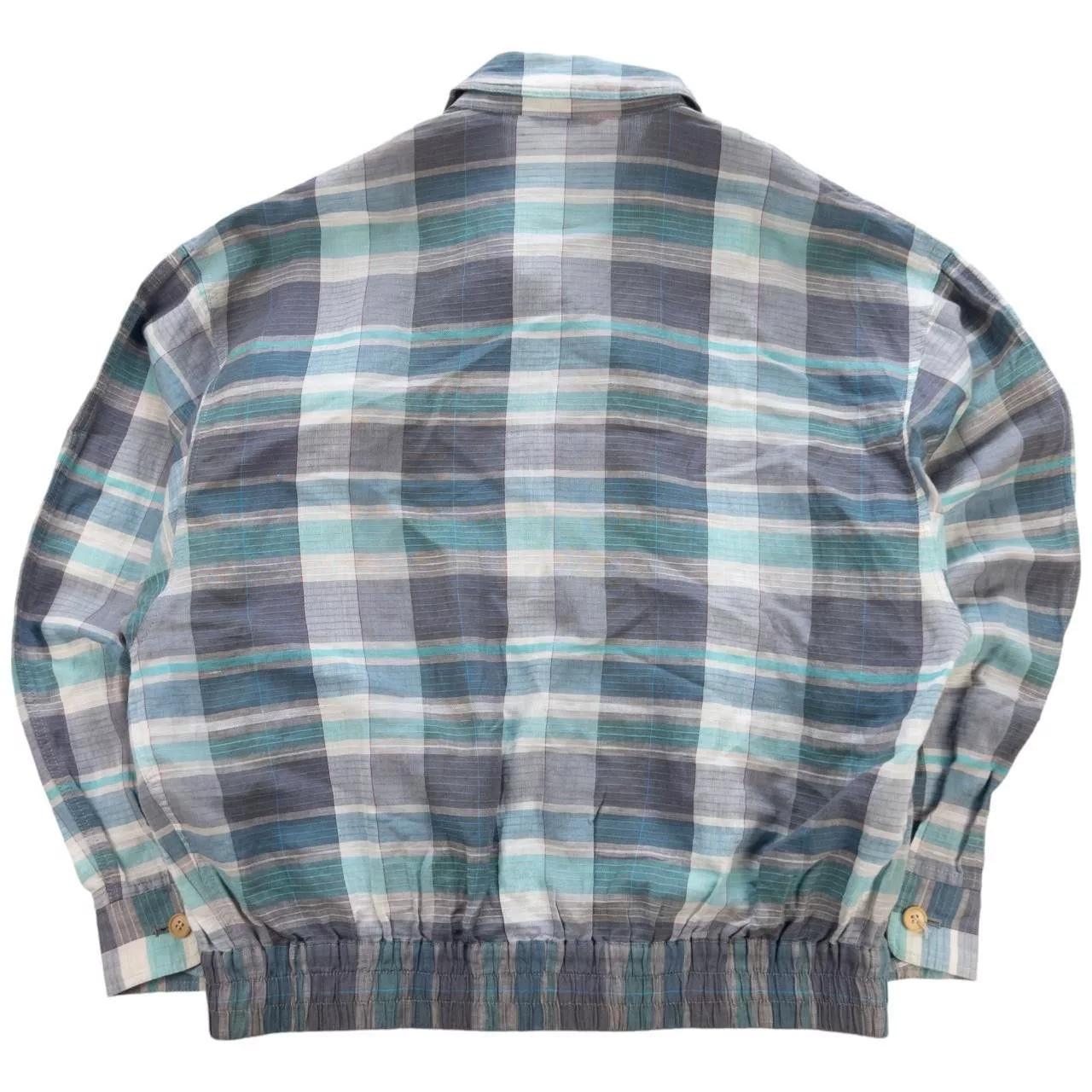 Issey Miyake Light Jackets Vintage Issey Miyake Asymmetrical Jacket Size M Blue