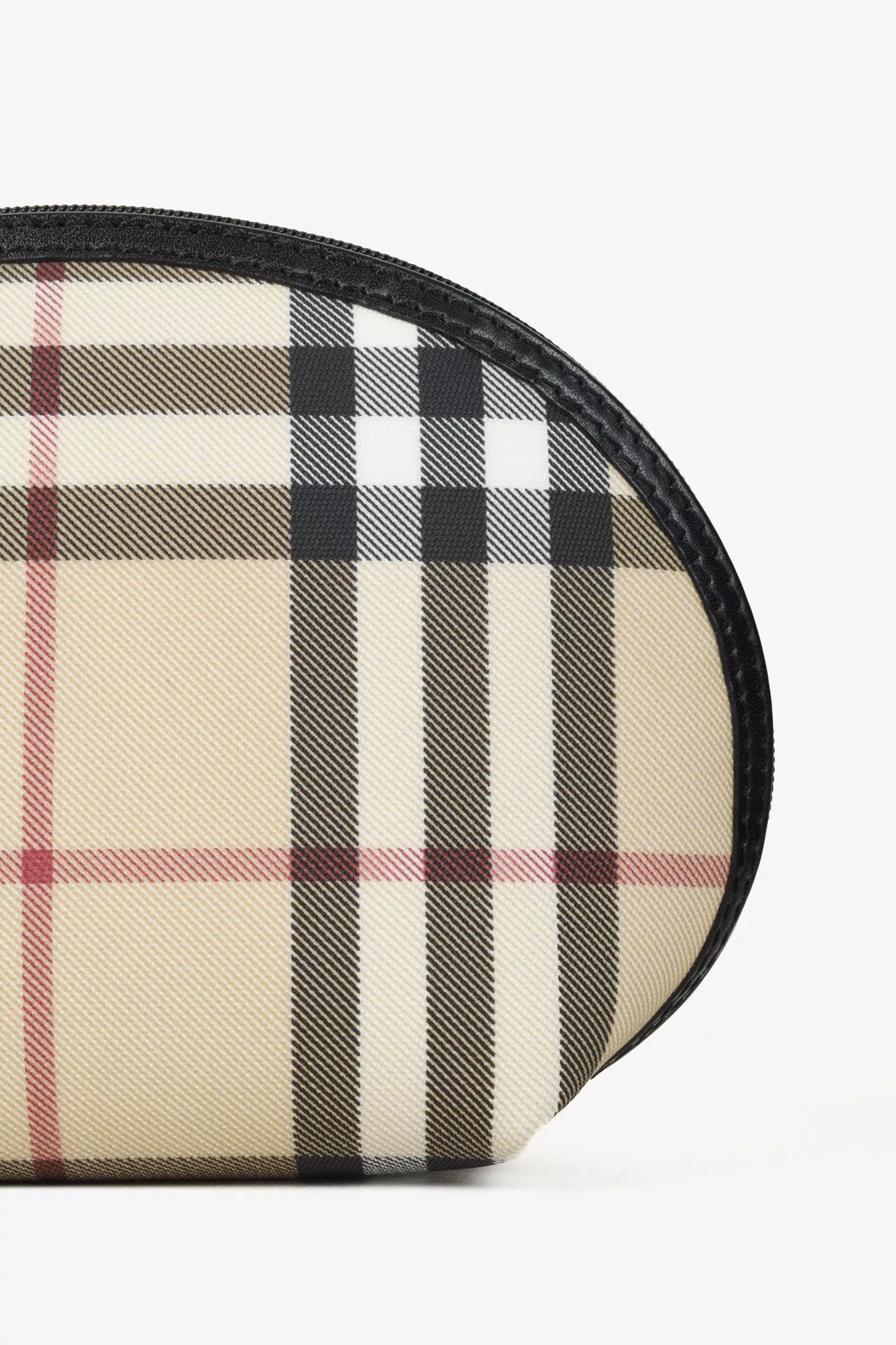 Burberry Toiletry Pouches Burberry Check Canvas Zip Around Pouch Multi