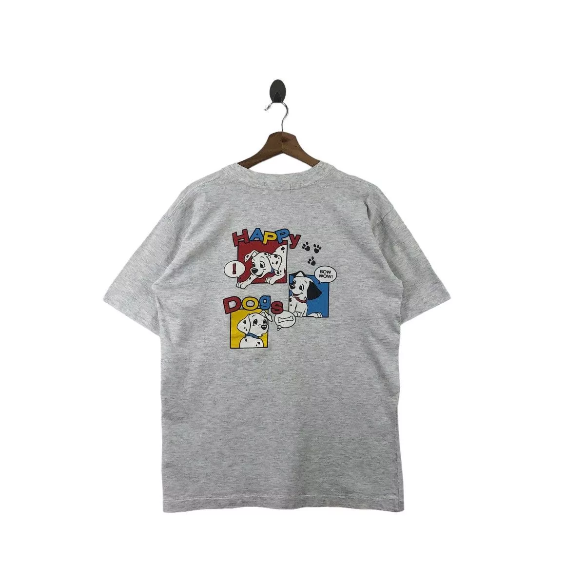 Disney Short Sleeve T Shirts Disney × Vintage Pick!! Vtg 90's DISNEY 101 Dalmatians Top Tee Tshirt Gray