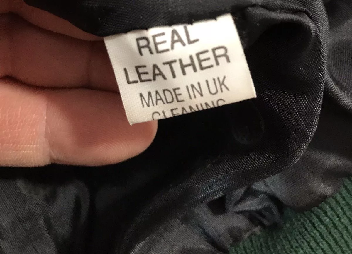 Vintage Leather Jackets Vintage Leather Bomber Jacket size XL Green