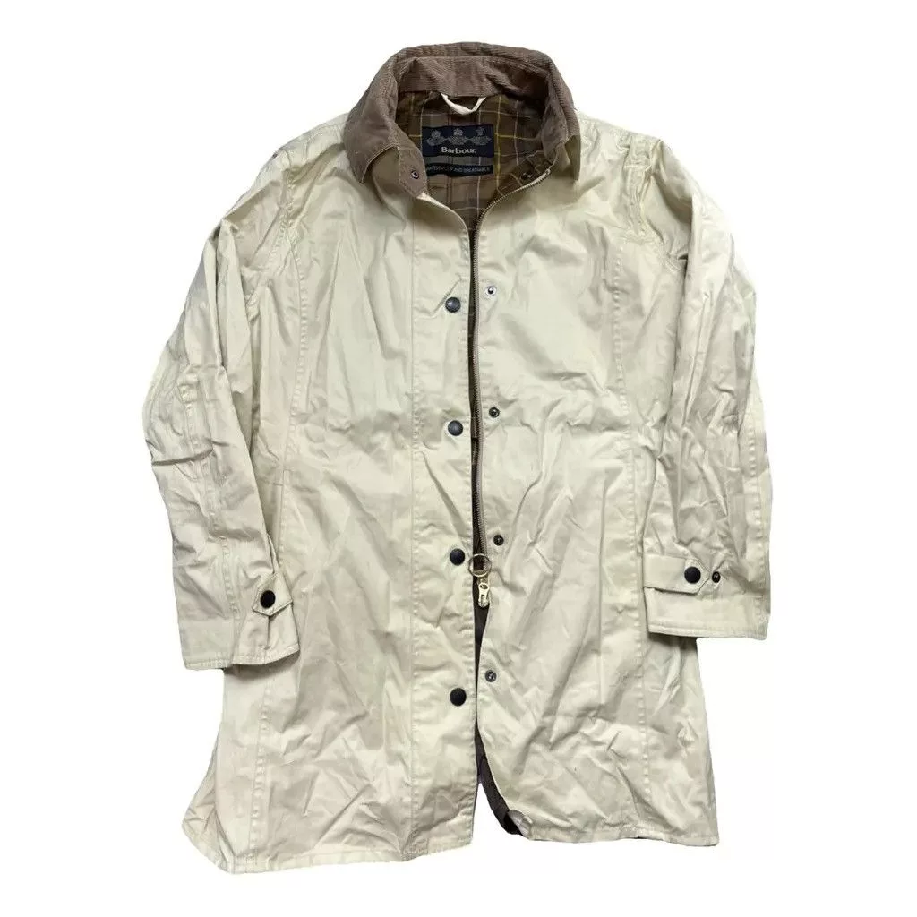 Barbour Coats Barbour Coat With Pattern Beige Size 16 fit XL/XXL