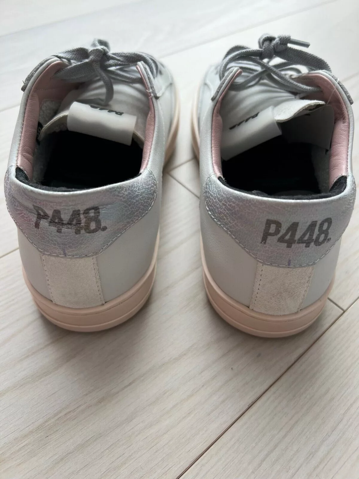 P448 Flats P448 John Morea Leather Sneaker Shoes White ( 40 )