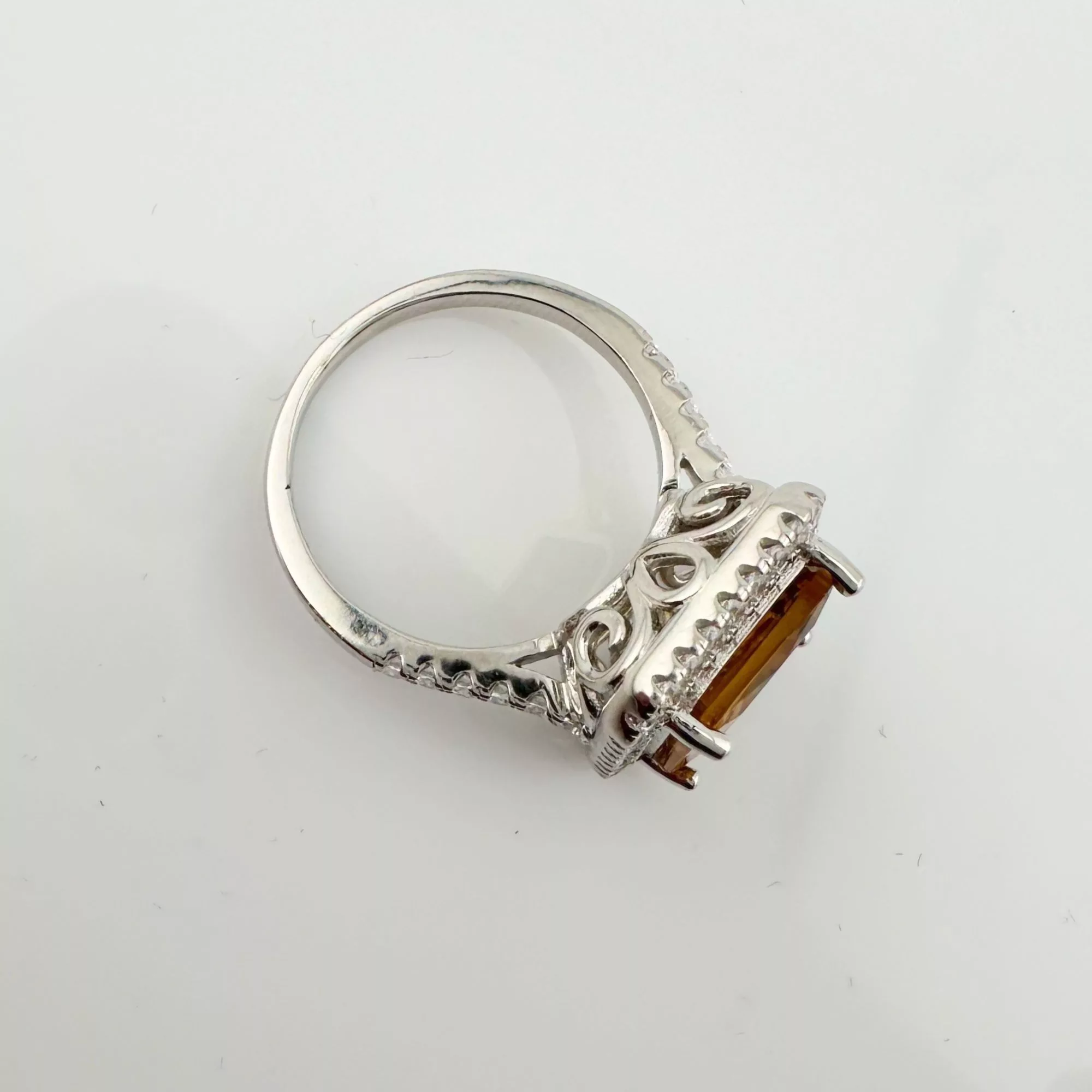 Other Rings Other Elegant Emerald Cut Lab Created Sultanite Ring - Beautiful Silver