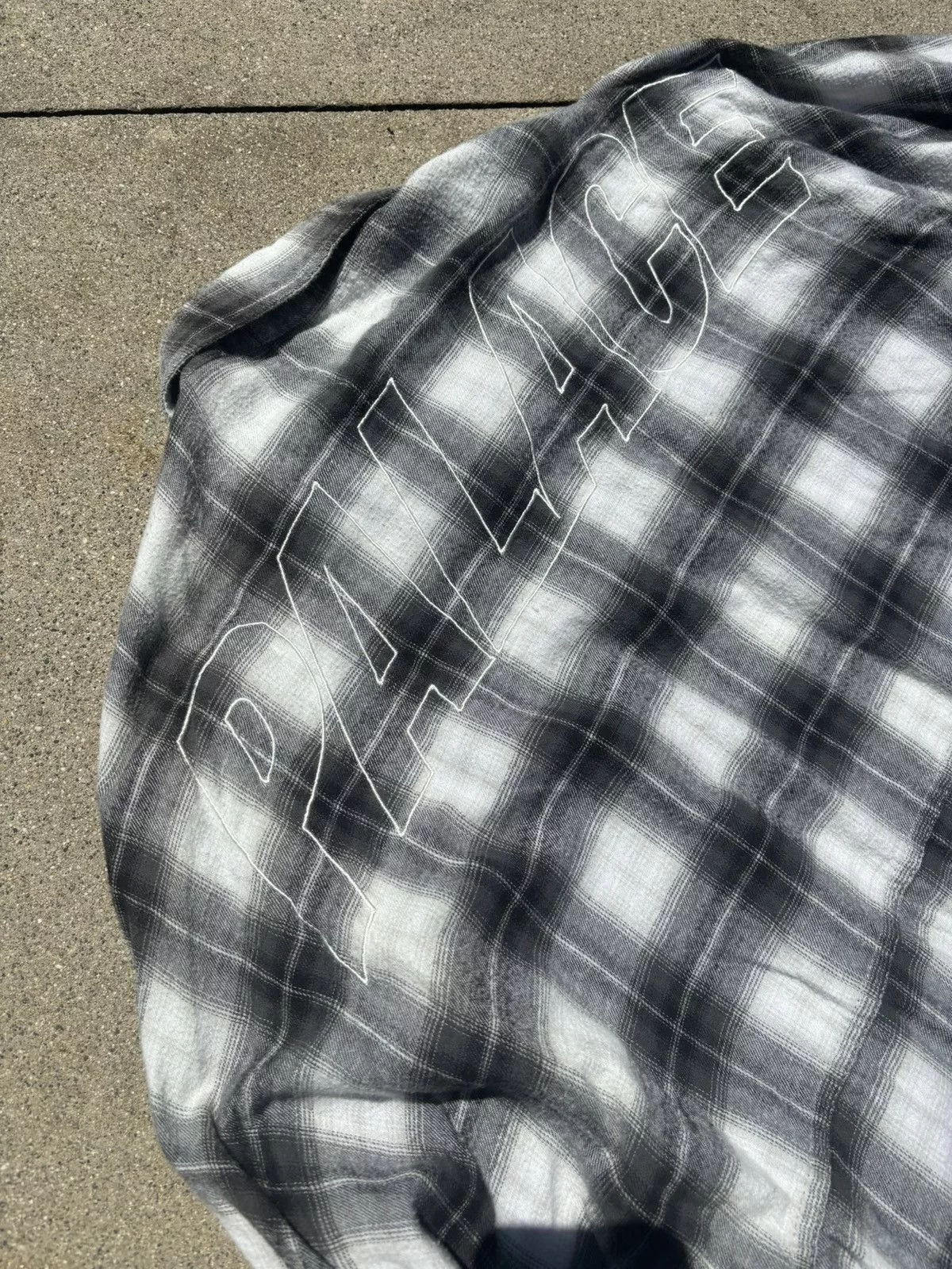 Palace Shirts Button Ups Palace Button Up Flannel Black