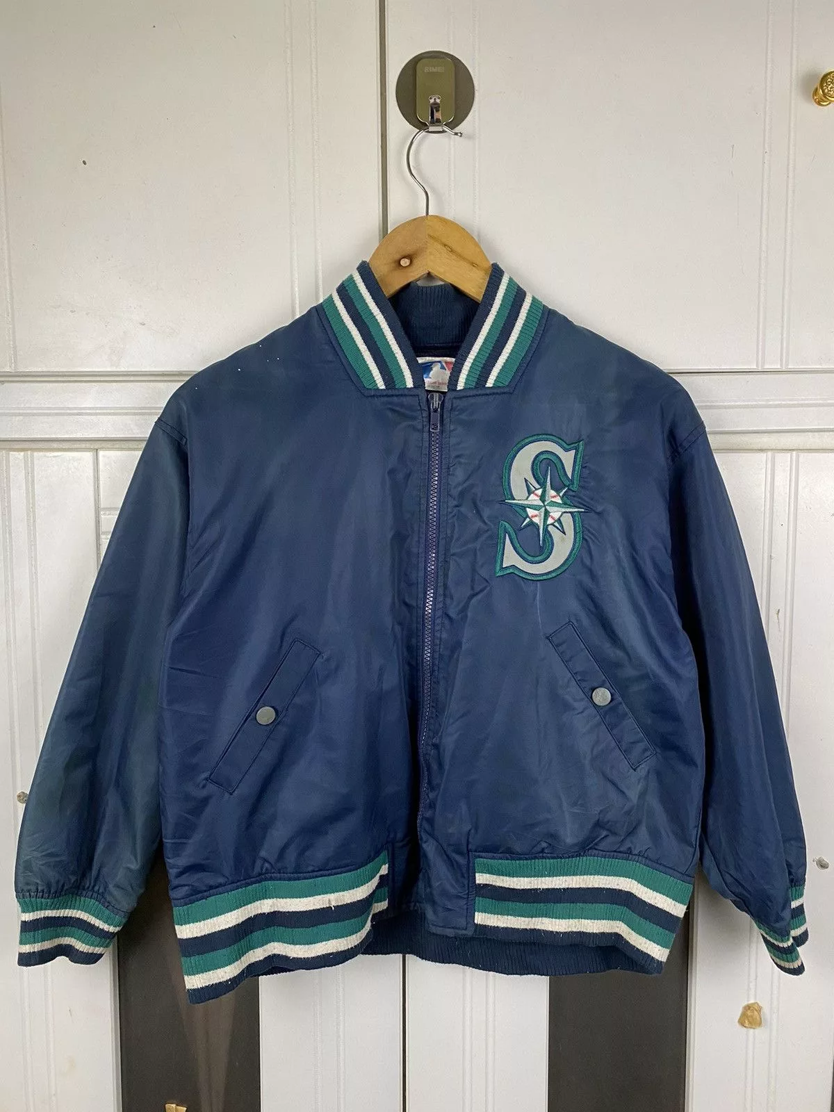 MLB Bombers MLB × Vintage Vintage MLB Bomber Jacket Mariners Blue