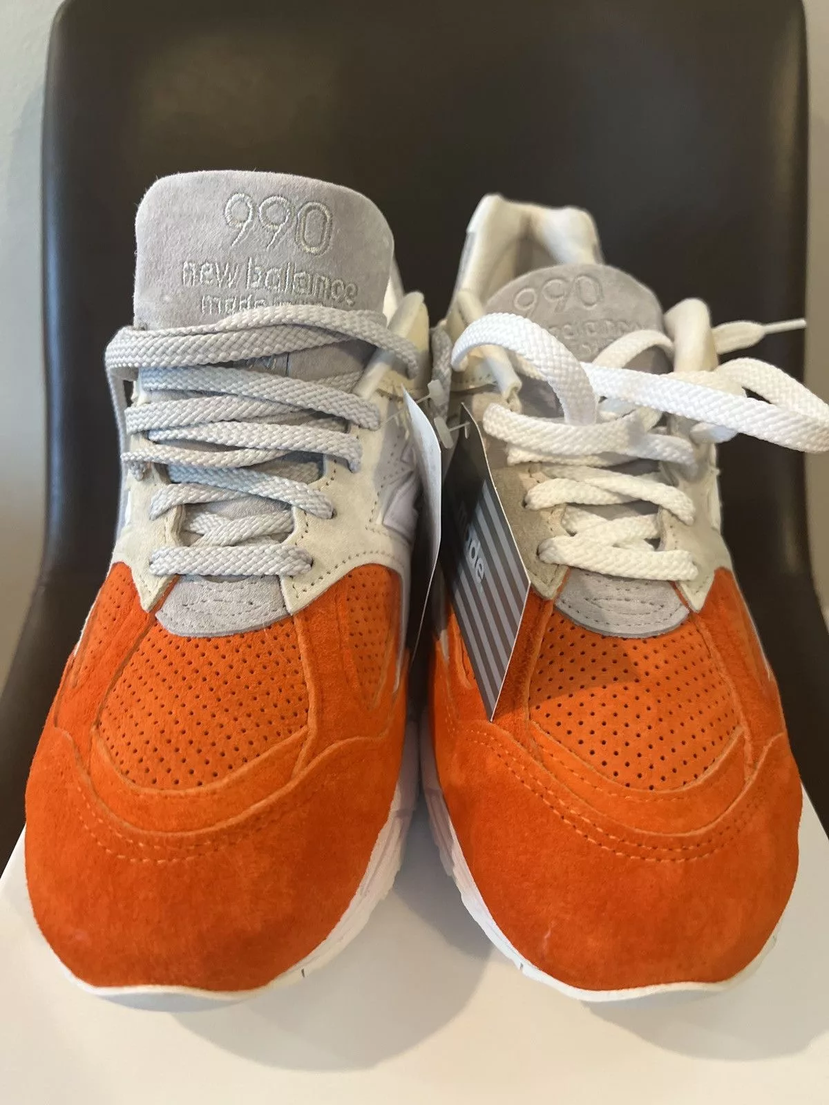 Kith Low Top Sneakers Kith × New Balance New Balance x Kith 990v2 Cyclades - 10.5 Orange