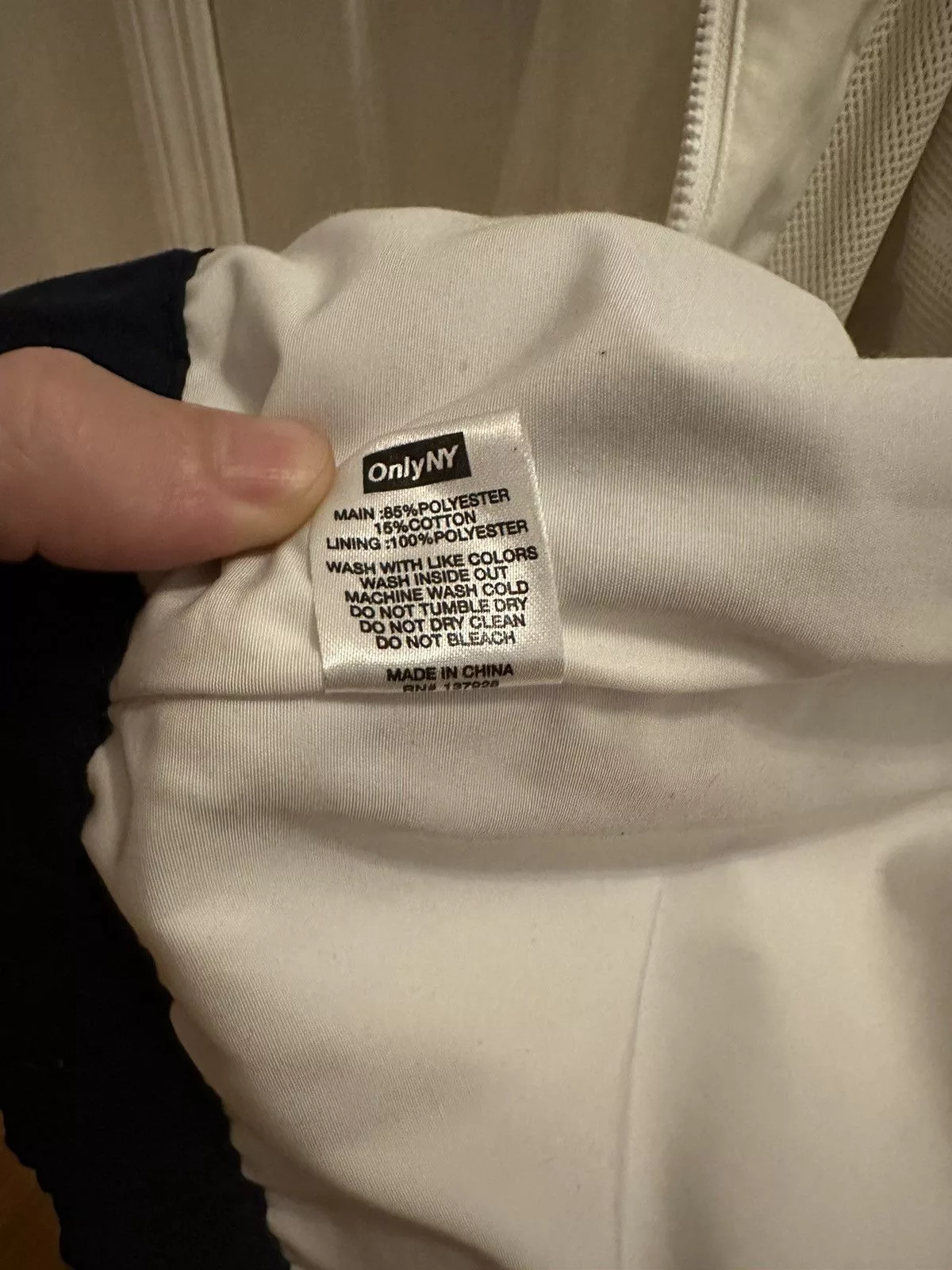 Only NY Light Jackets Only NY Windbreaker White