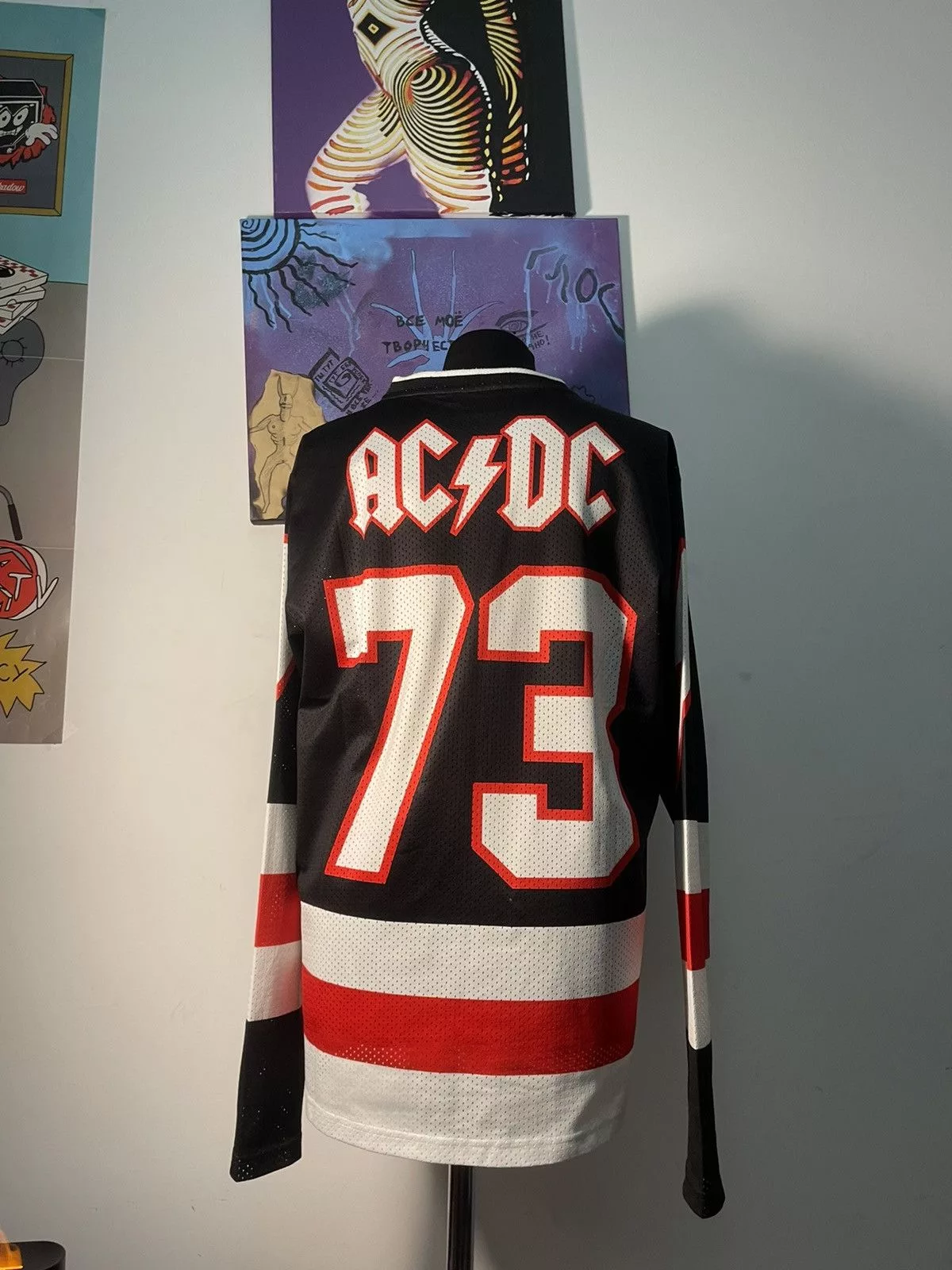 AC/DC Jerseys AC/DC jersey Black