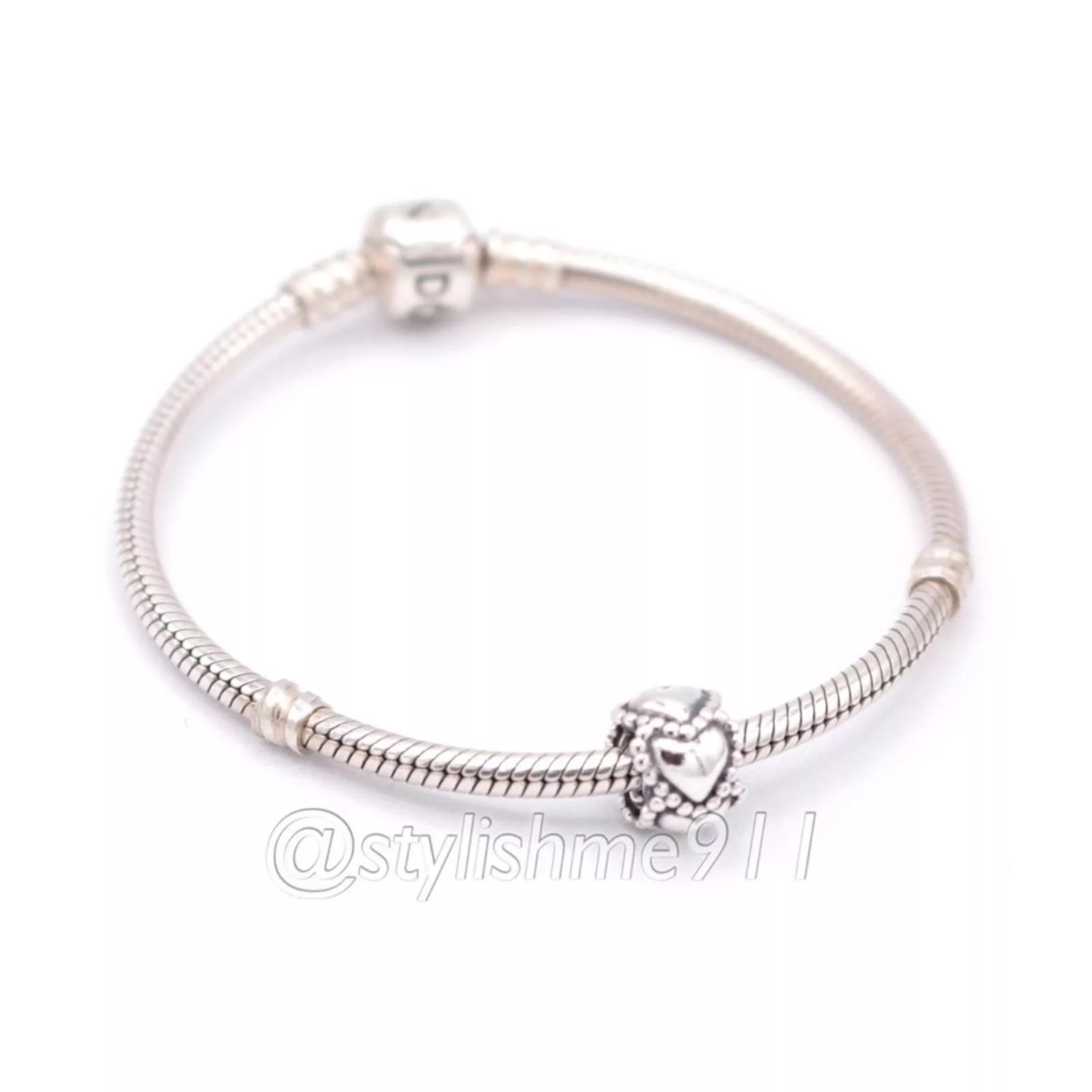 pandora Bracelets Authentic PANDORA Everlasting Love Charm - 790448 Silver