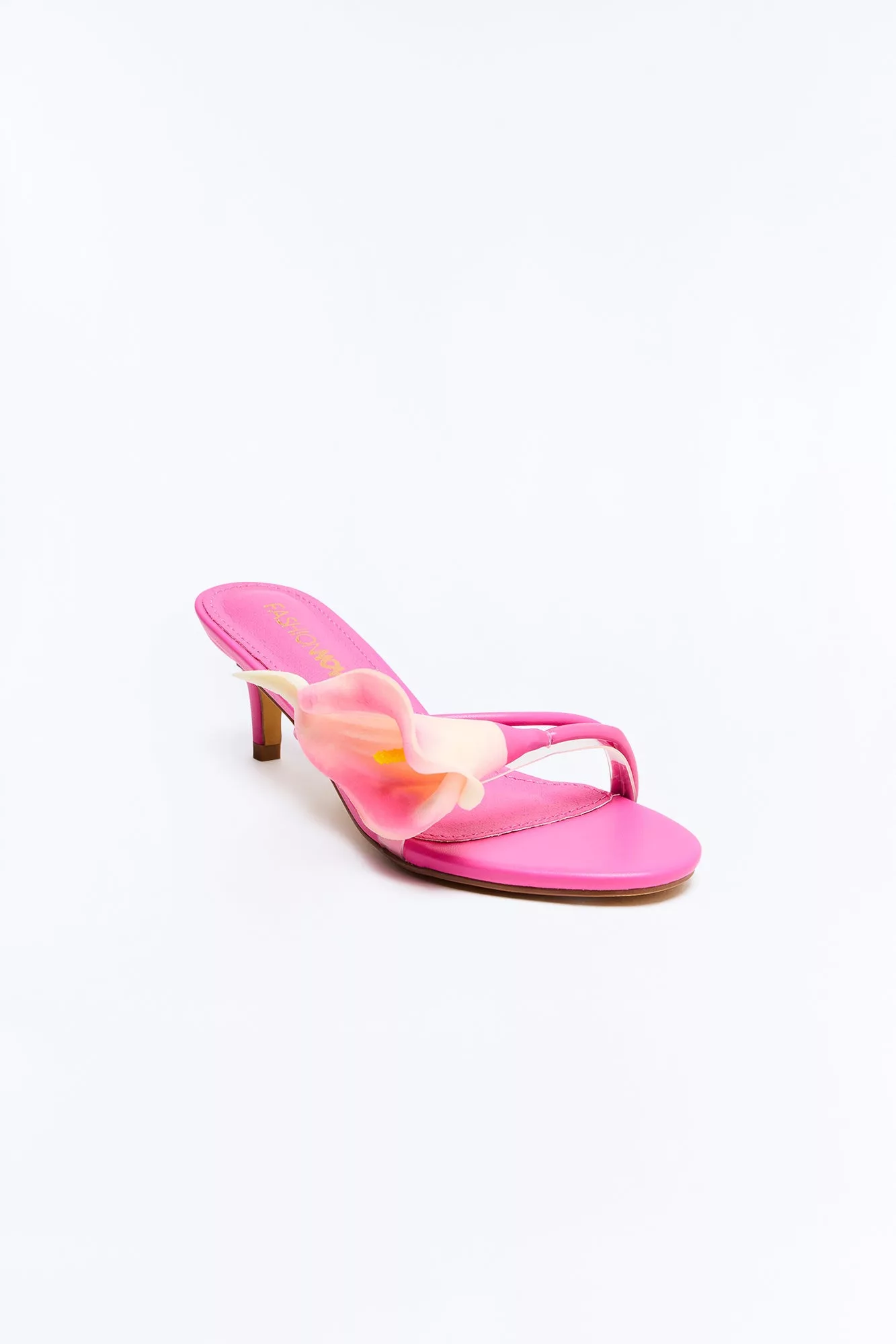 Sunny Days Flower Heels - HotPink