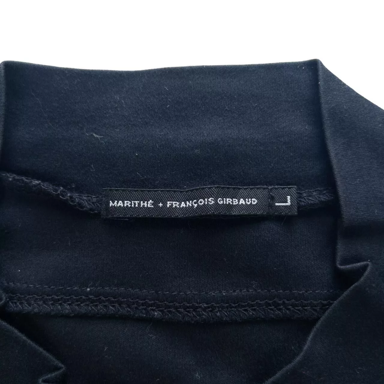 Marithe + Francois Girbaud Polos Vintage Marithe + Francois Girbaud Zip Up T Shirt Size M Black