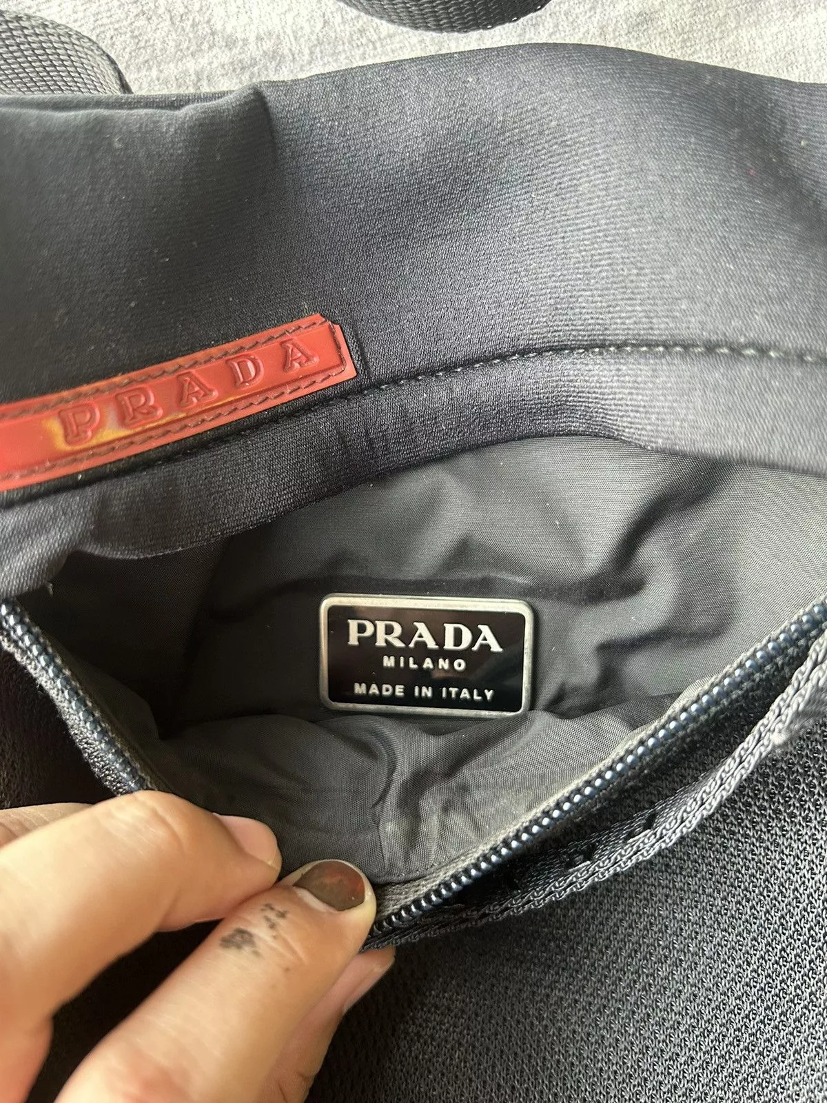 Prada Bags Luggage Authentic Prada Sling Bag Black