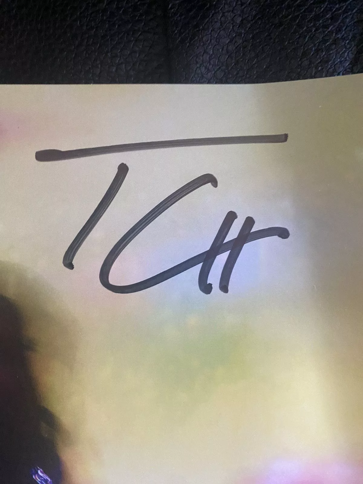 Travis Scott Miscellaneous 8x10 Autographed Travis Scott Lithograph Poster Multi
