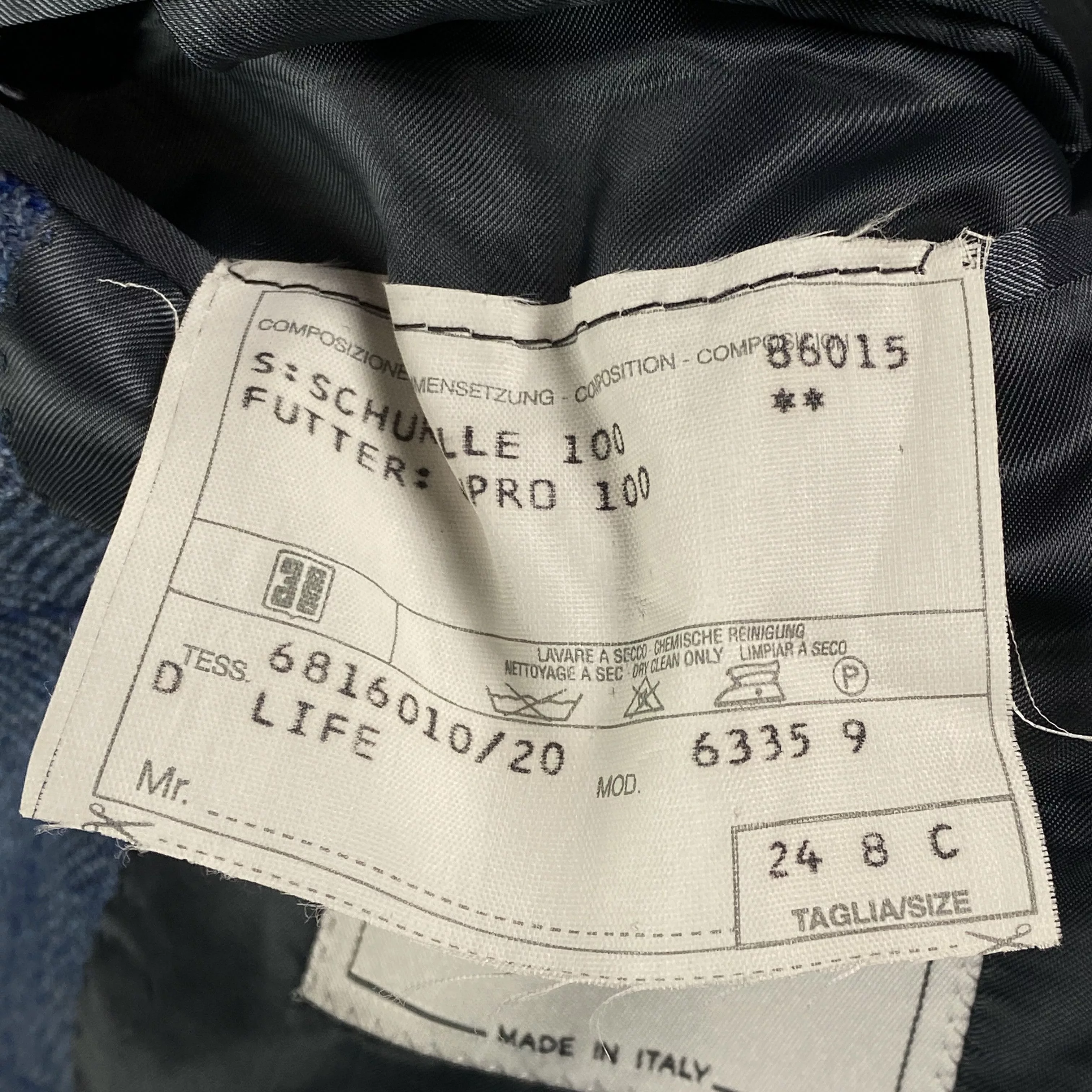 Corneliani Blazers Mens Corneliani Blazer Size 24 8 C Blue Luxury