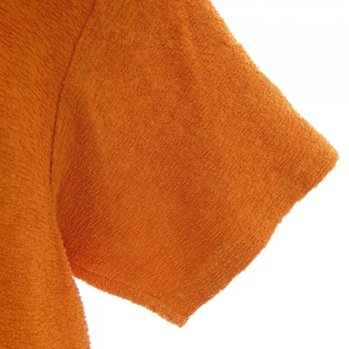 Needles Short Sleeve T Shirts Needles Short Sleeve Sleeve Logo Cotton Tshirt Orange