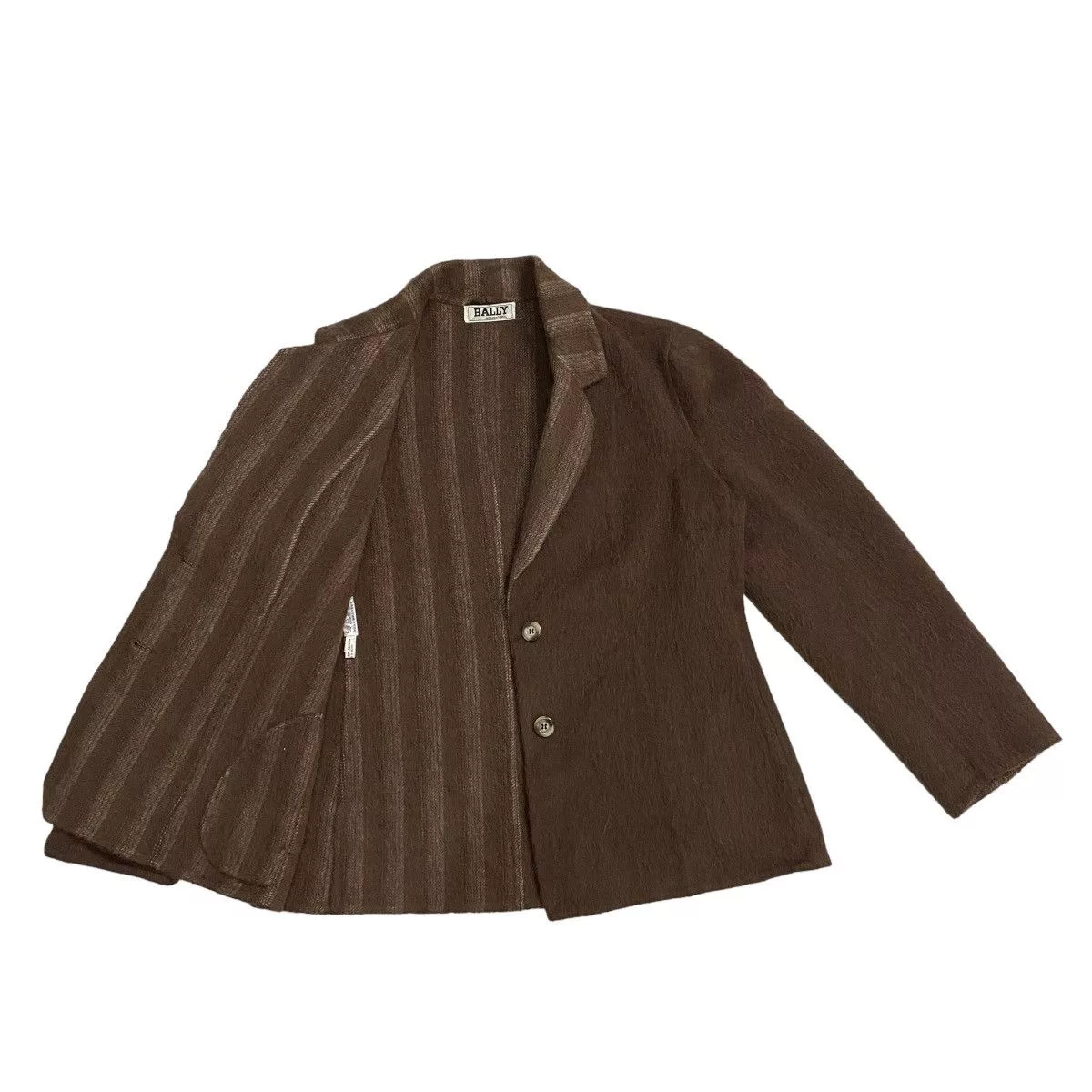 Bally Coats Bally × Vintage Bally wool blazer coat Brown