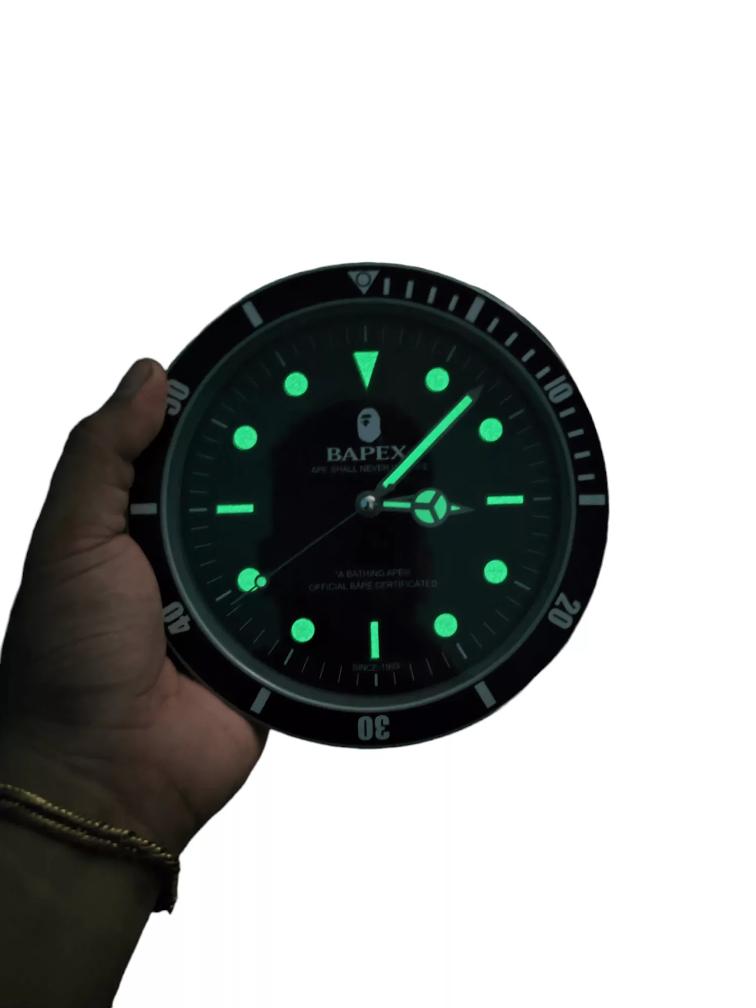 Bape Miscellaneous Bape DESK CLOCK Black