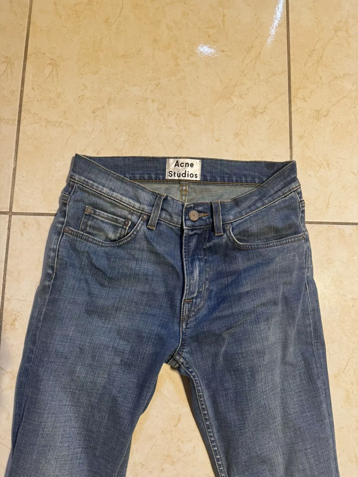 Acne Studios Denim Acne Studios Ace LT Prince Blue