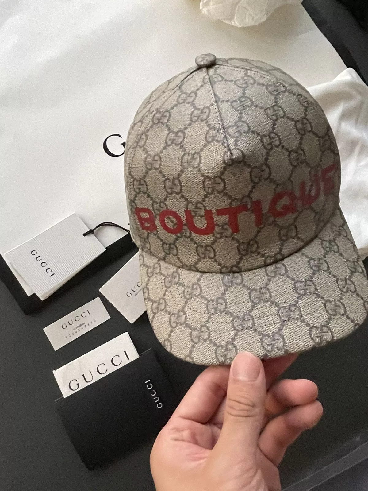 Gucci Hats Gucci Rare Brand New Super Runway Limited Edition GG Logo Hat Yellow
