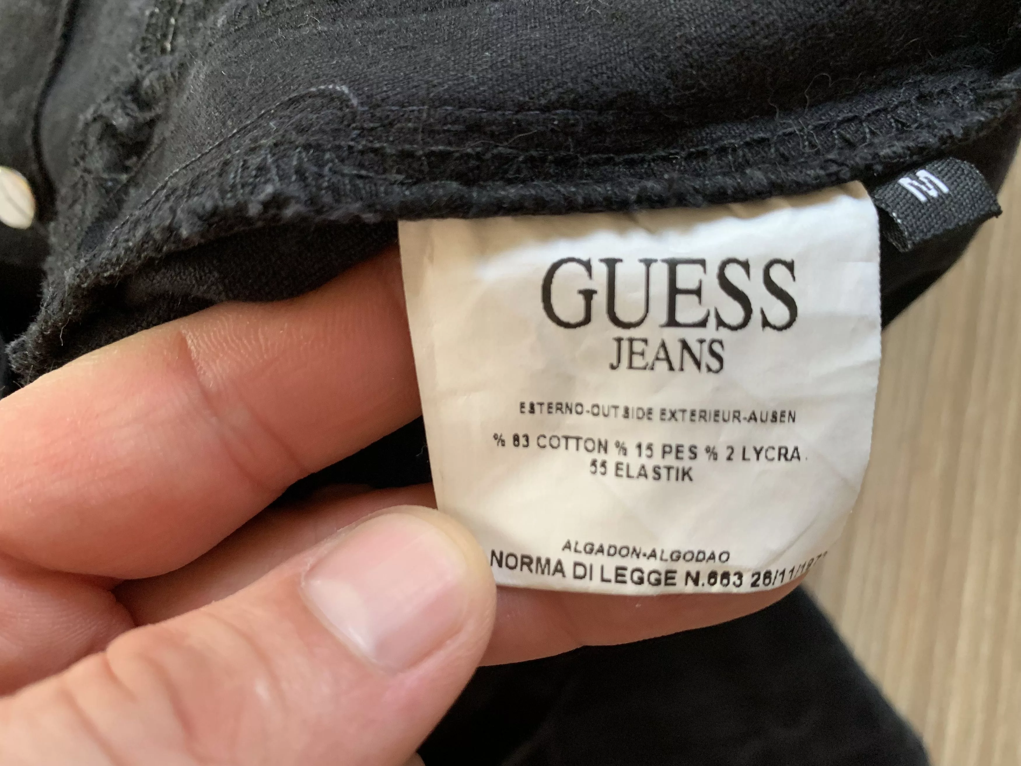 Guess Denim Jackets Guess Black Stretch Denim Jacket Vintage