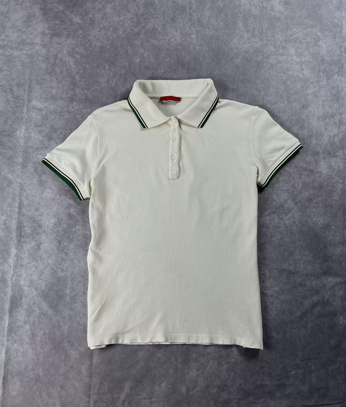 Prada Polos Prada × Vintage Prada Milano Cotton Polo Shirt Short Sleeve Size L White Luxury