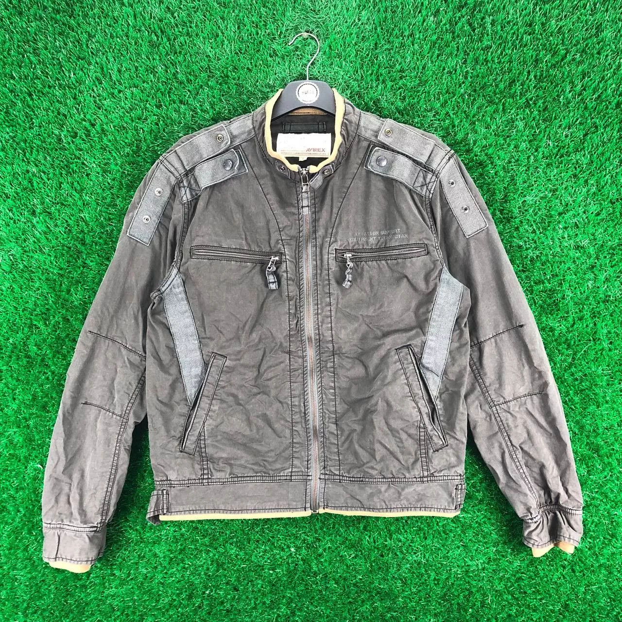 Avirex Light Jackets Avirex × Vintage Vintage Avirex Armed Force Detroit Jacket Green
