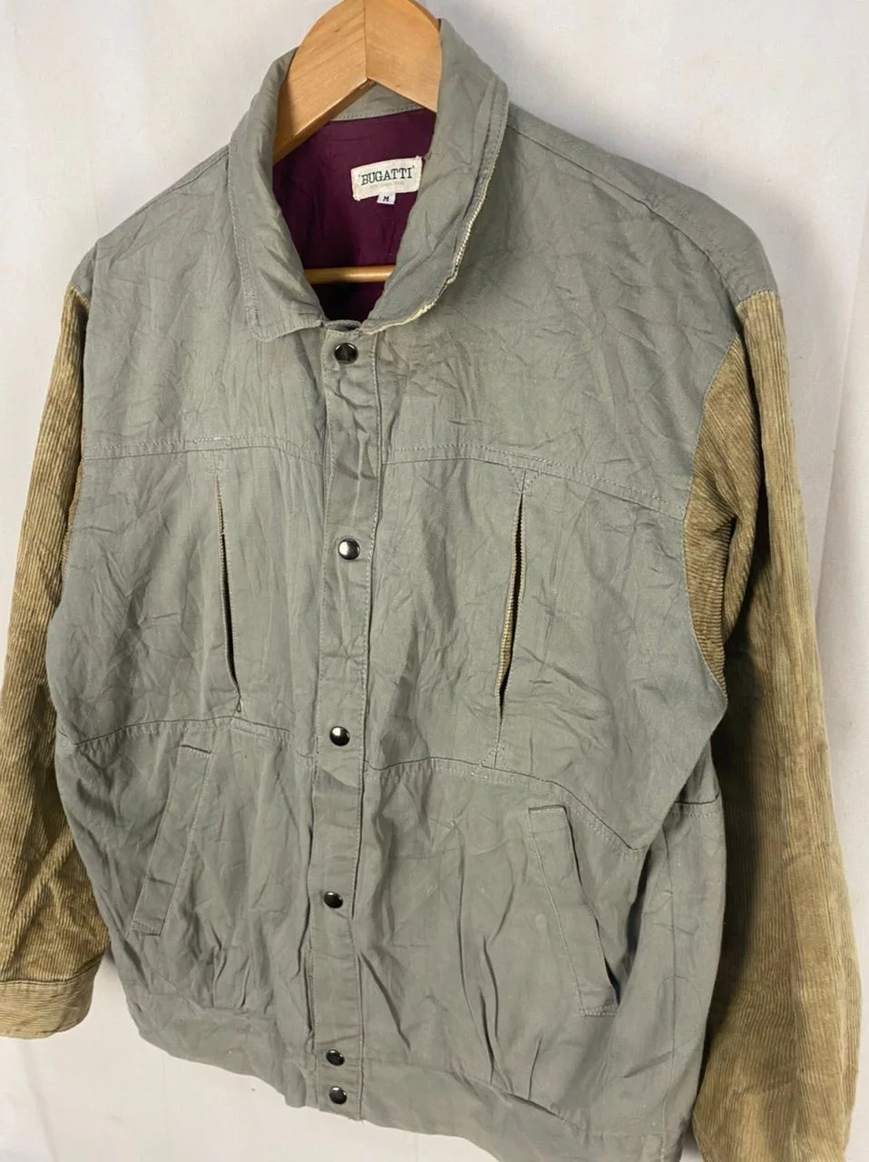 Bugatti × Vintage Vintage Bugatti bombers snap button jacket Multi