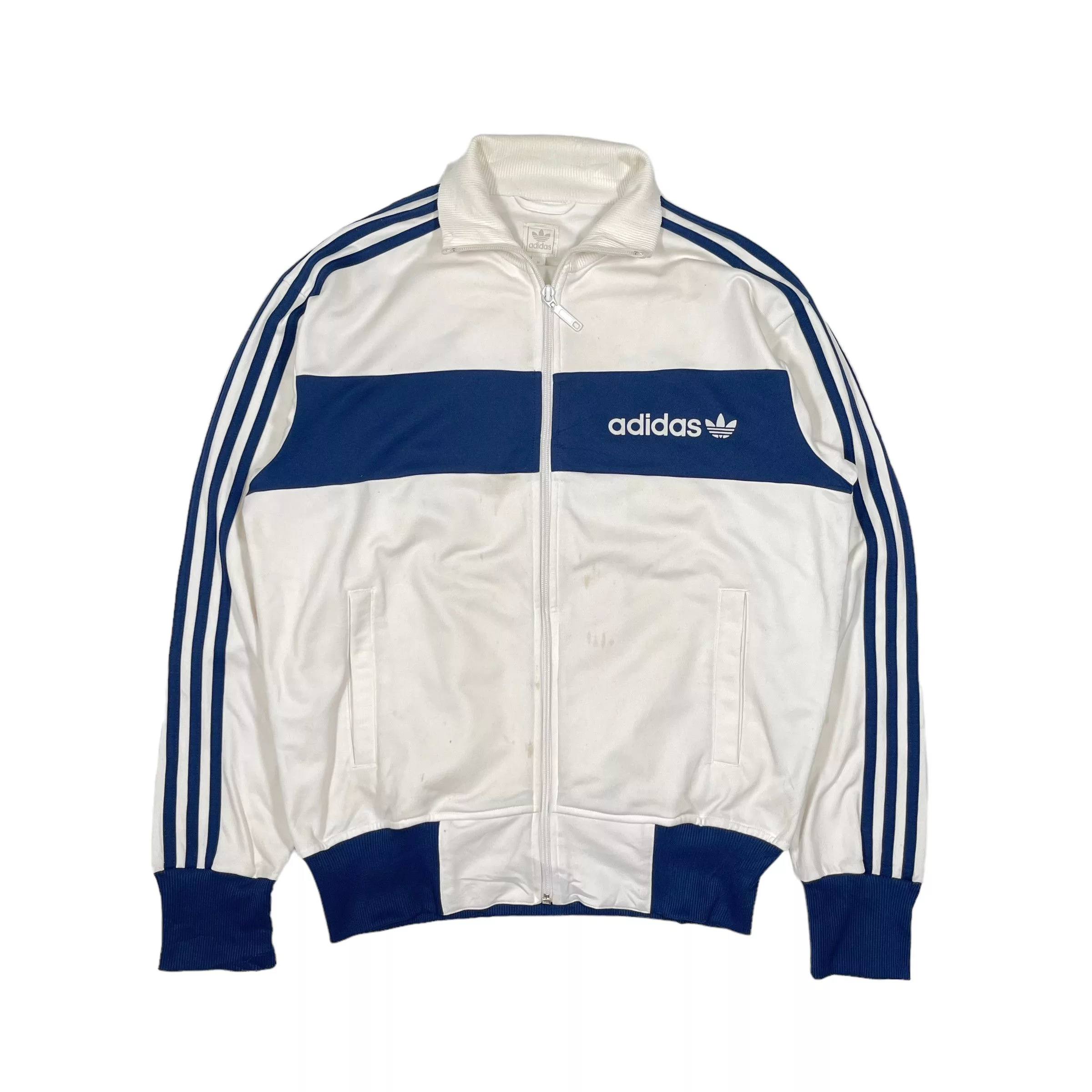 Adidas Sweaters Knitwear Adidas Retro Track Top Sweater White Streetwear
