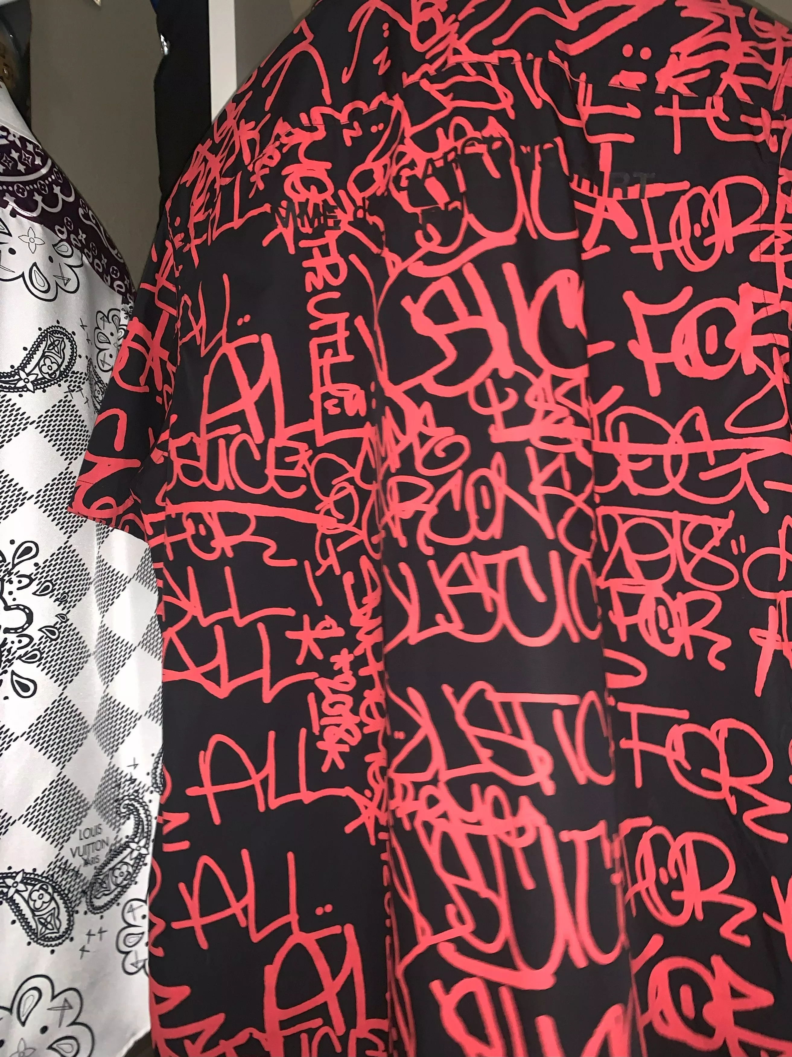 Supreme Shirts Button Ups Supreme CDG FW18 Zip Up Shirt Black