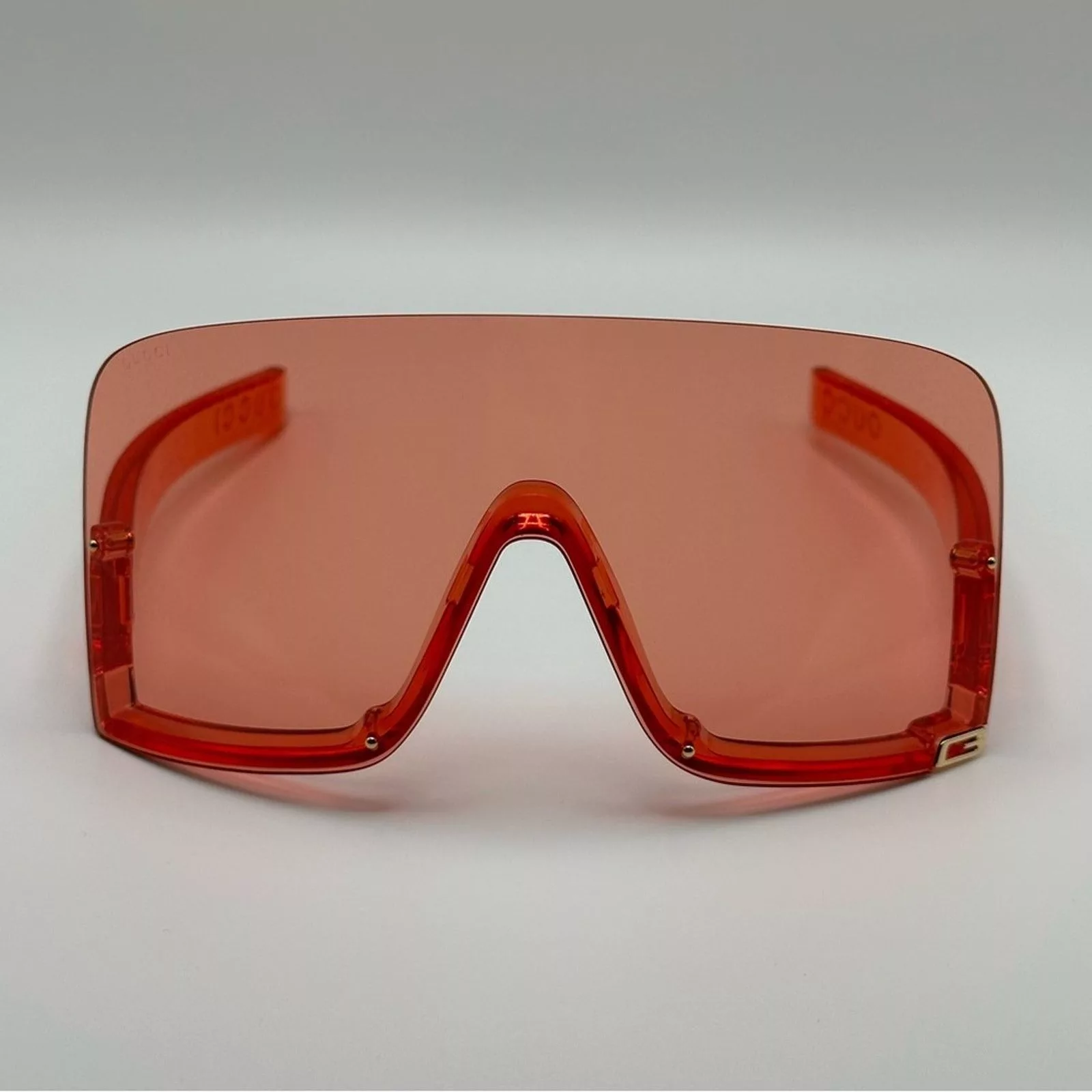 Gucci Sunglasses BRAND NEW GUCCI GG1631S 001 Red Unisex Shields Sunglasses