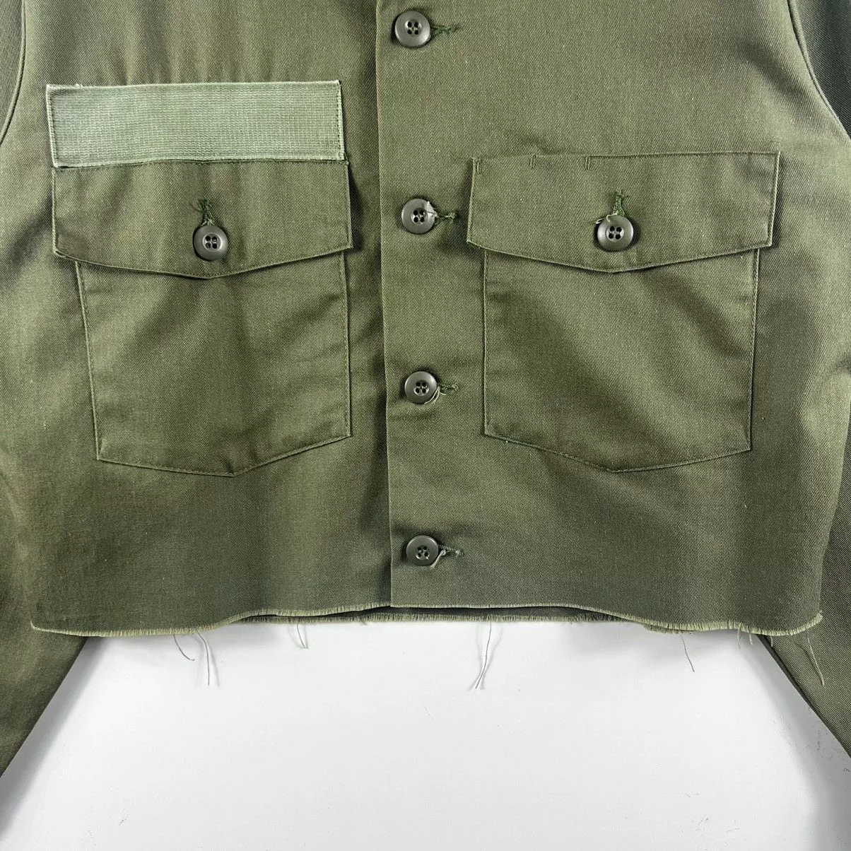 Other Light Jackets Other 🔥 (unisex) Custom Us Army Collarless Crop Type 2 jacket Green Vintage