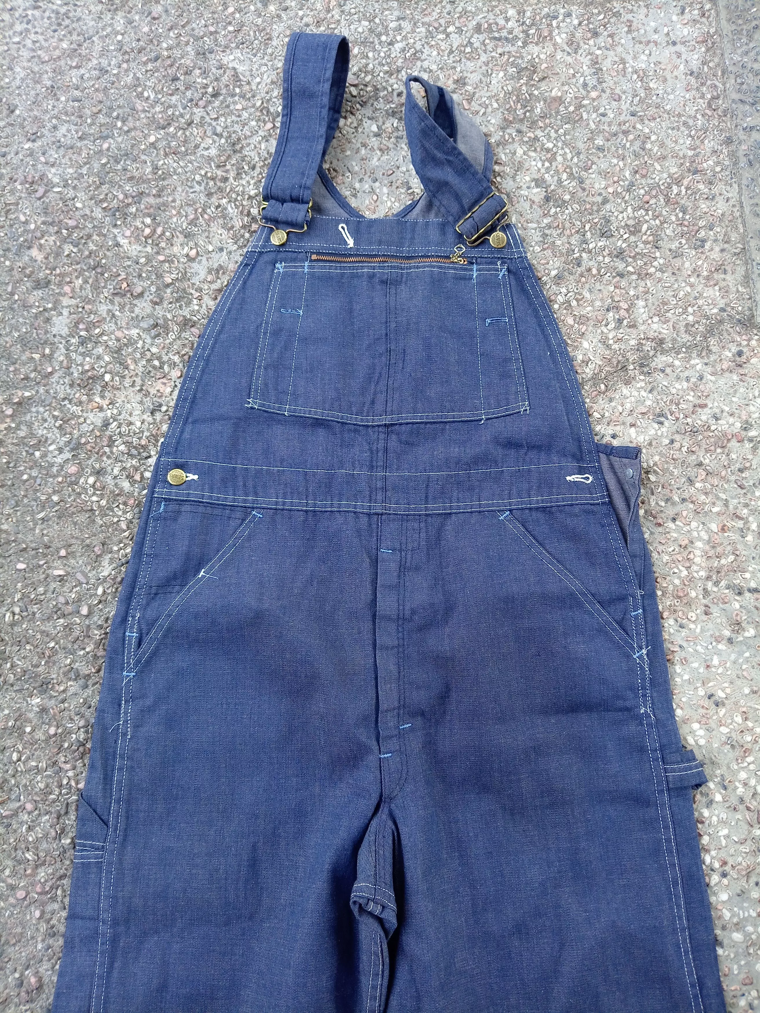 Sears Overalls Jumpsuits Sears × Vintage Vintage sears overall denim jeans size 34 Blue
