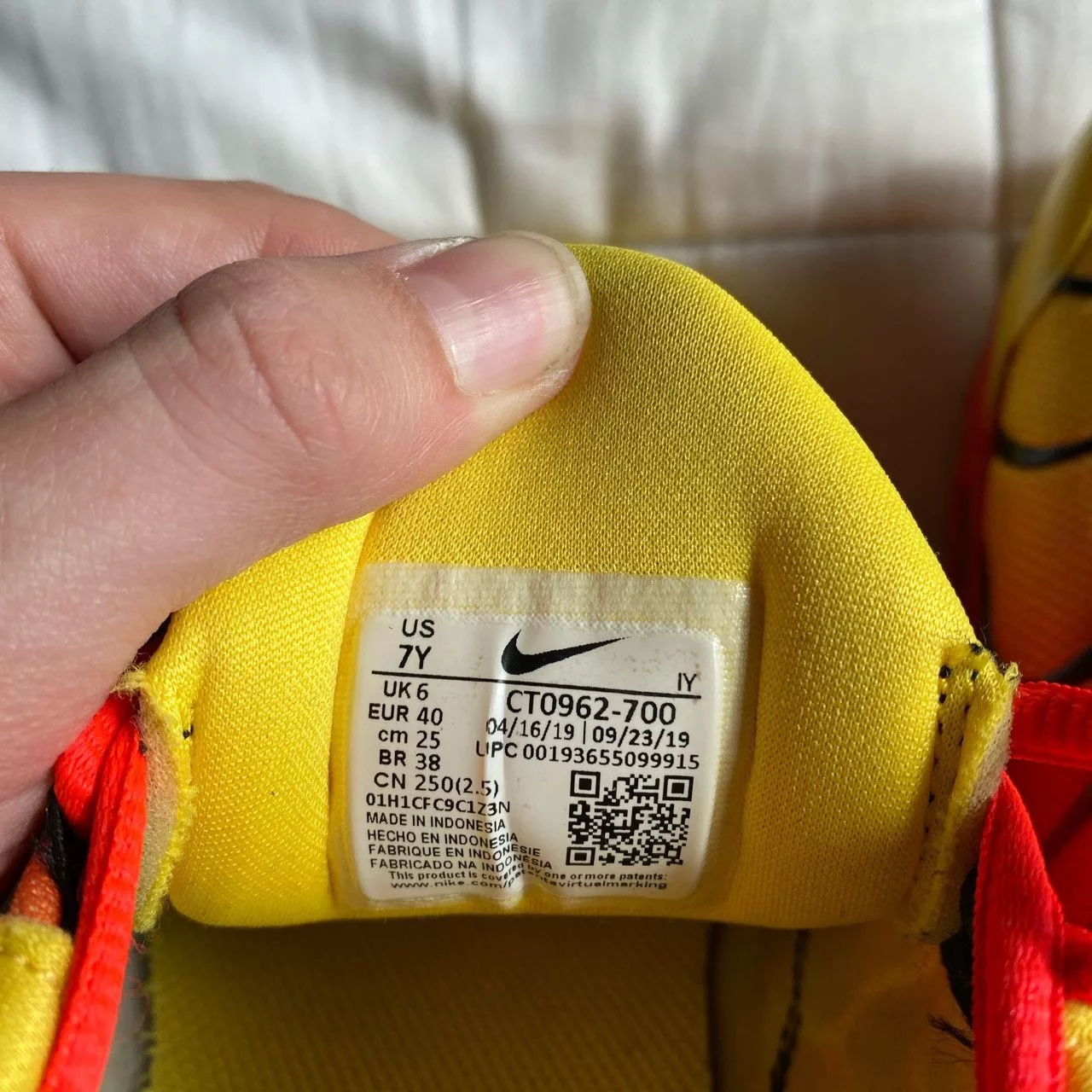 Nike Low Top Sneakers Nike Air Max Plus TN ‘Chrome Yellow’ Red
